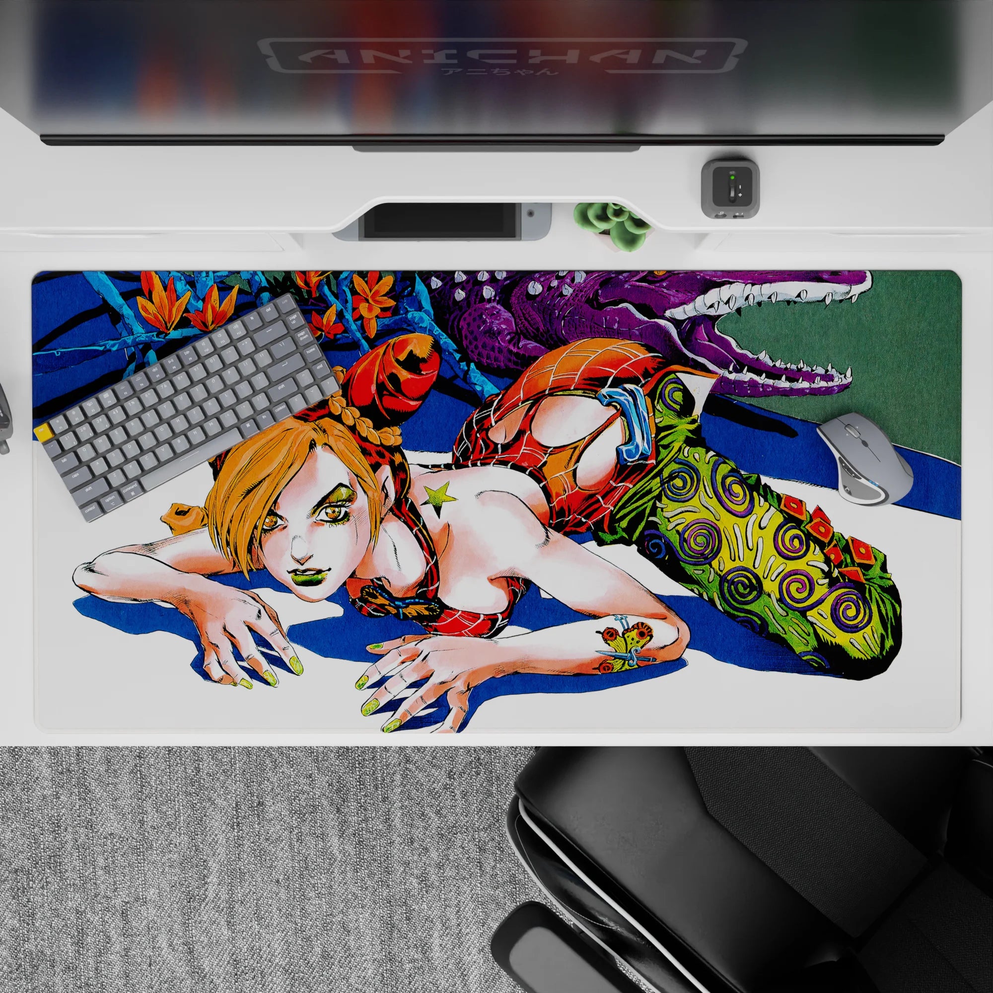 JoJo Deskmat | Mousepad | Deskpad - Vibrant Prison - AniChan