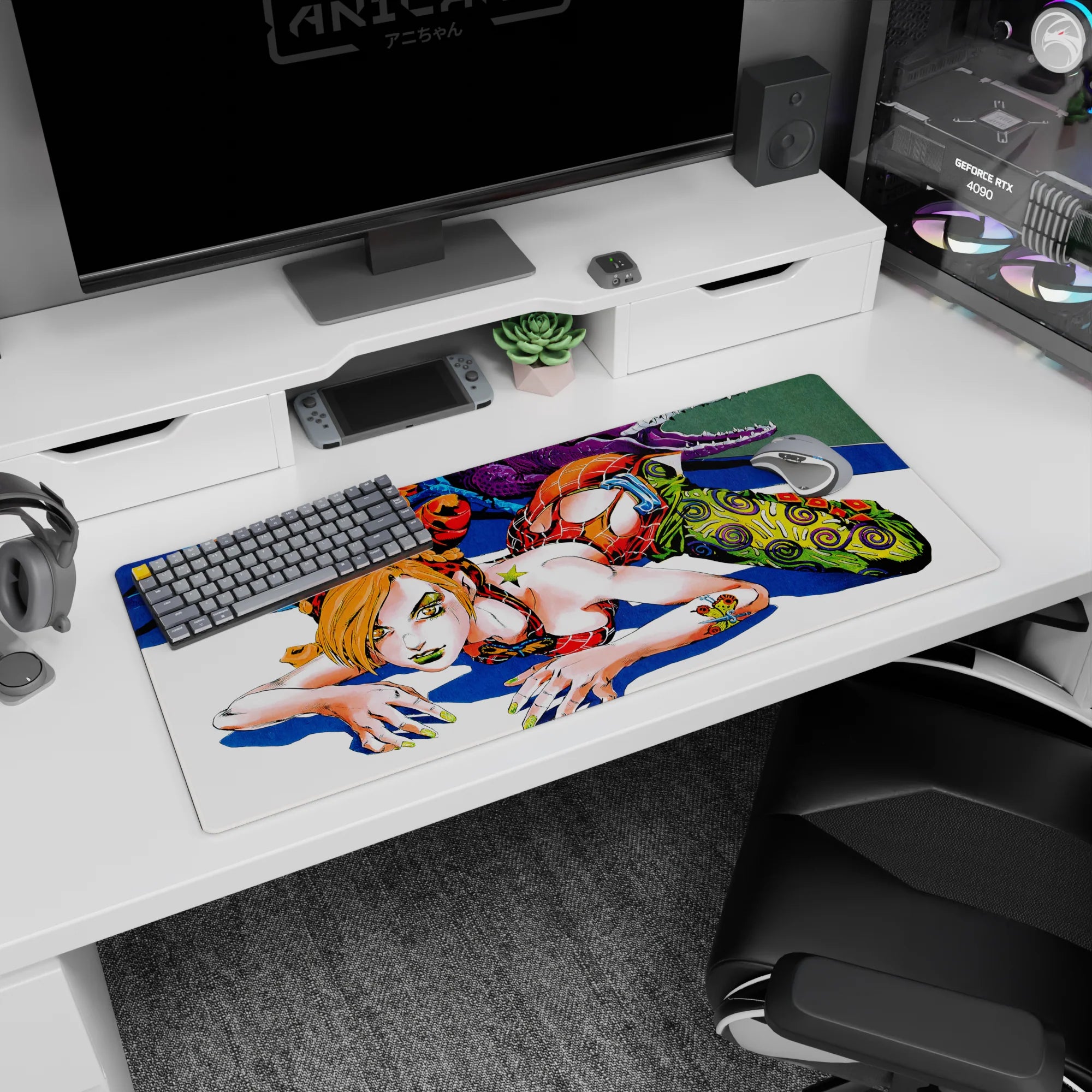 JoJo Deskmat | Mousepad | Deskpad - Vibrant Prison - AniChan