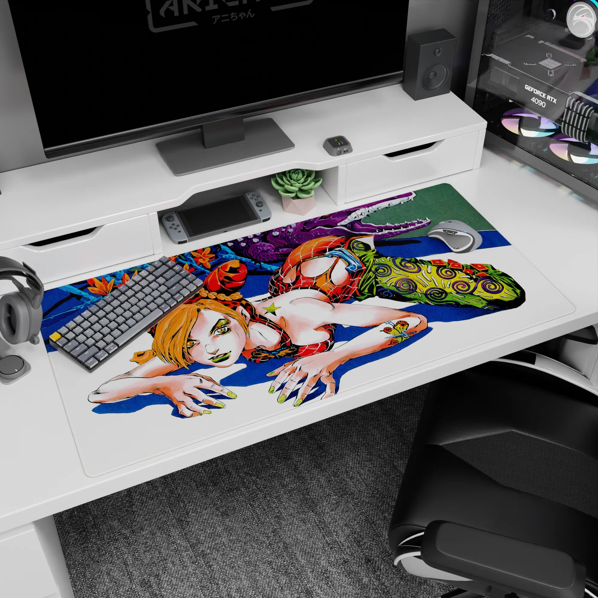 JoJo Deskmat | Mousepad | Deskpad - Vibrant Prison - AniChan