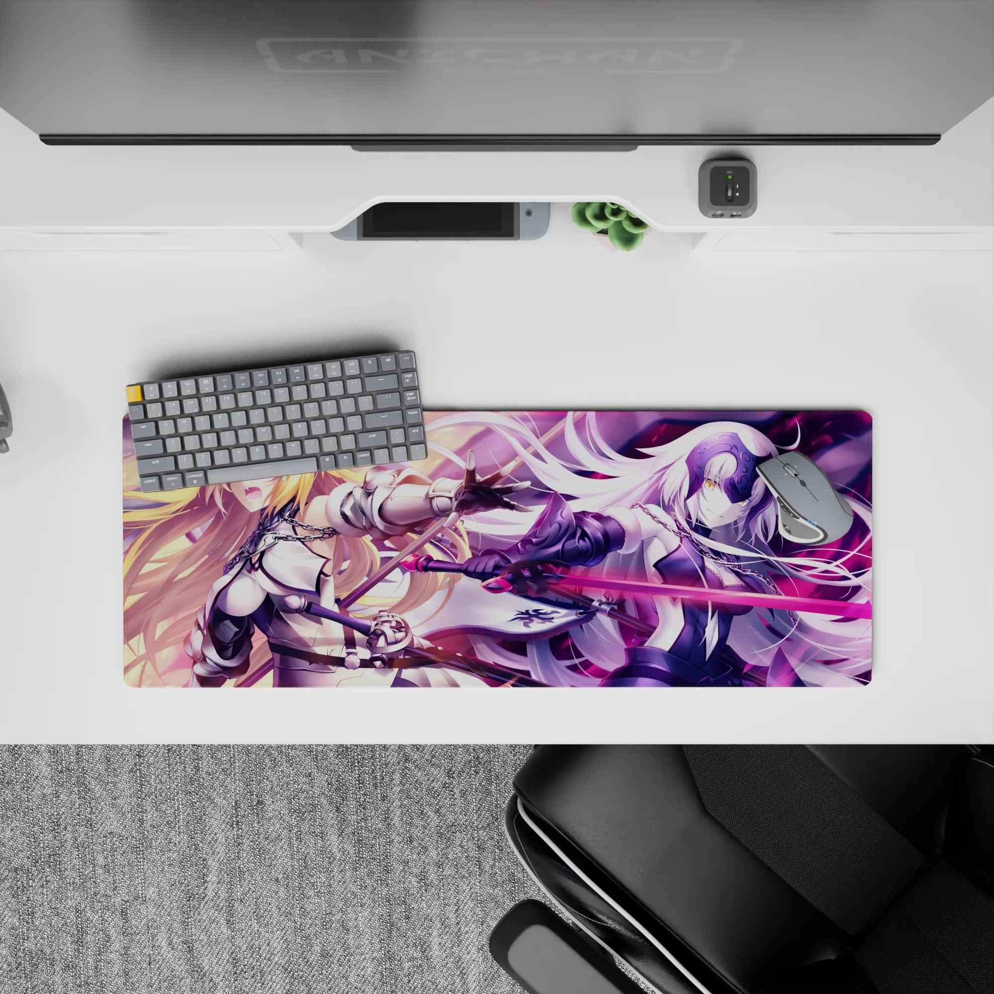 Fate Grand Order Deskmat | Mousepad | Deskpad - Dual Flames of Jeanne - AniChan