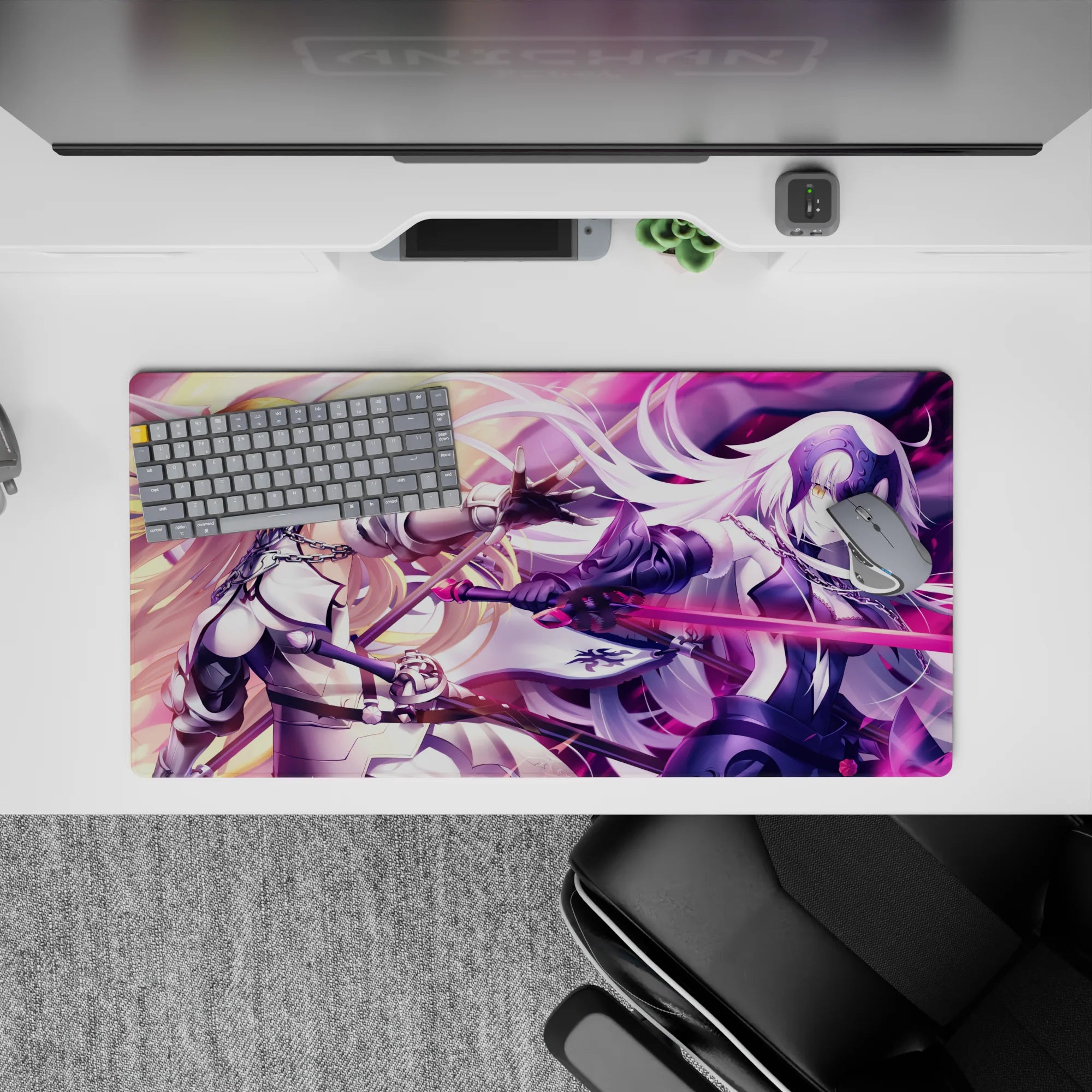 Fate Grand Order Deskmat | Mousepad | Deskpad - Dual Flames of Jeanne - AniChan