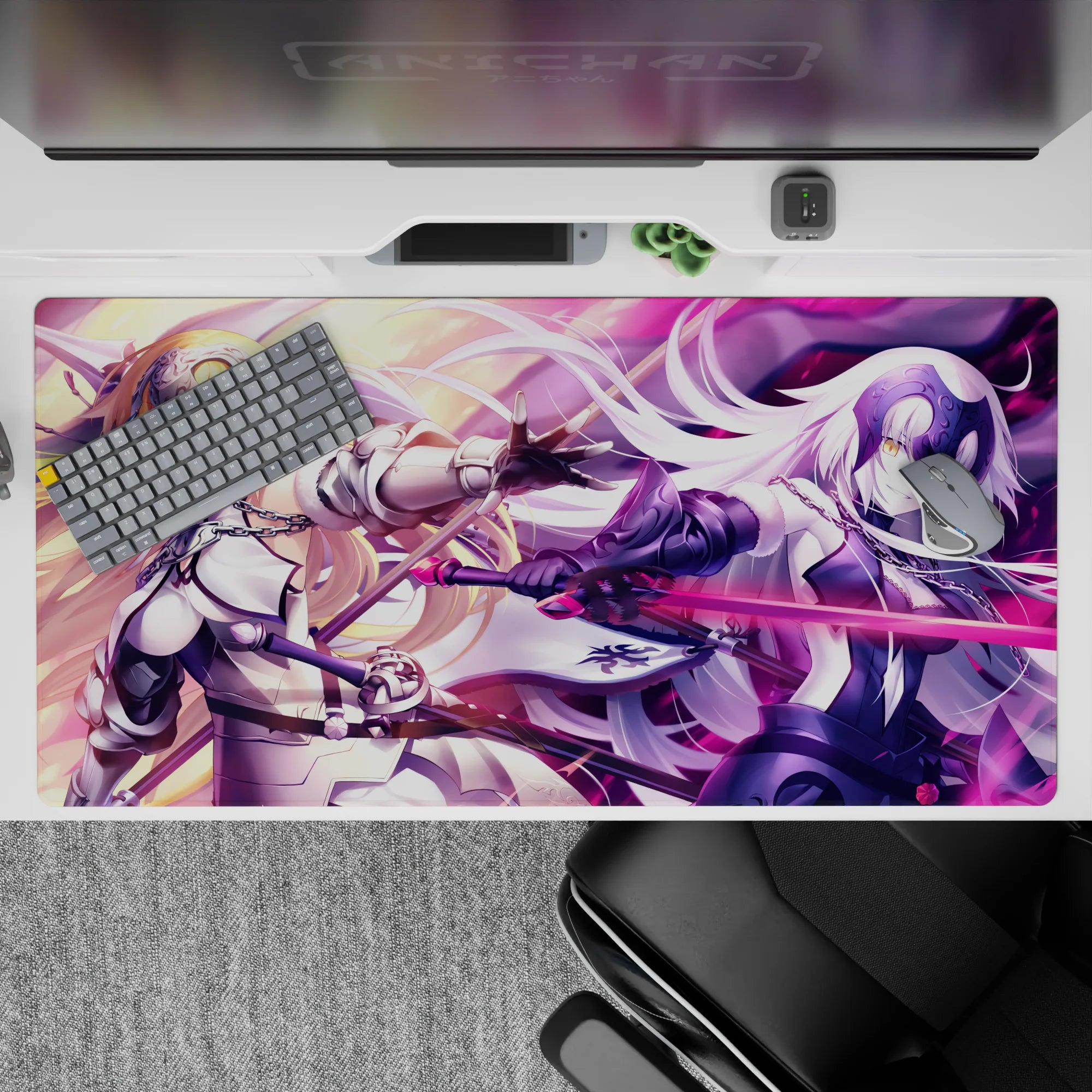 Fate Grand Order Deskmat | Mousepad | Deskpad - Dual Flames of Jeanne - AniChan