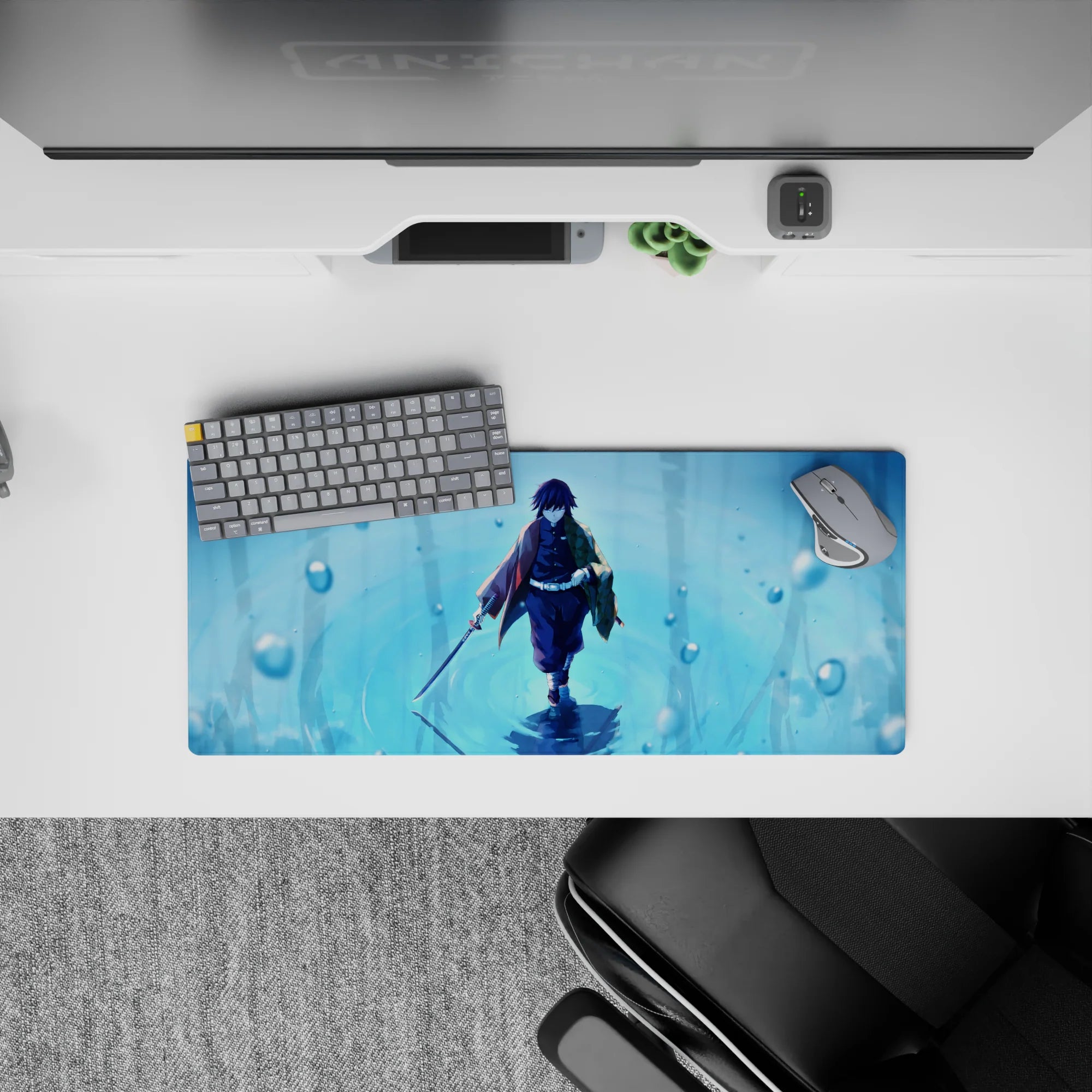 Demon Slayer Deskmat | Mousepad | Deskpad - Calm Before the Torrent - AniChan