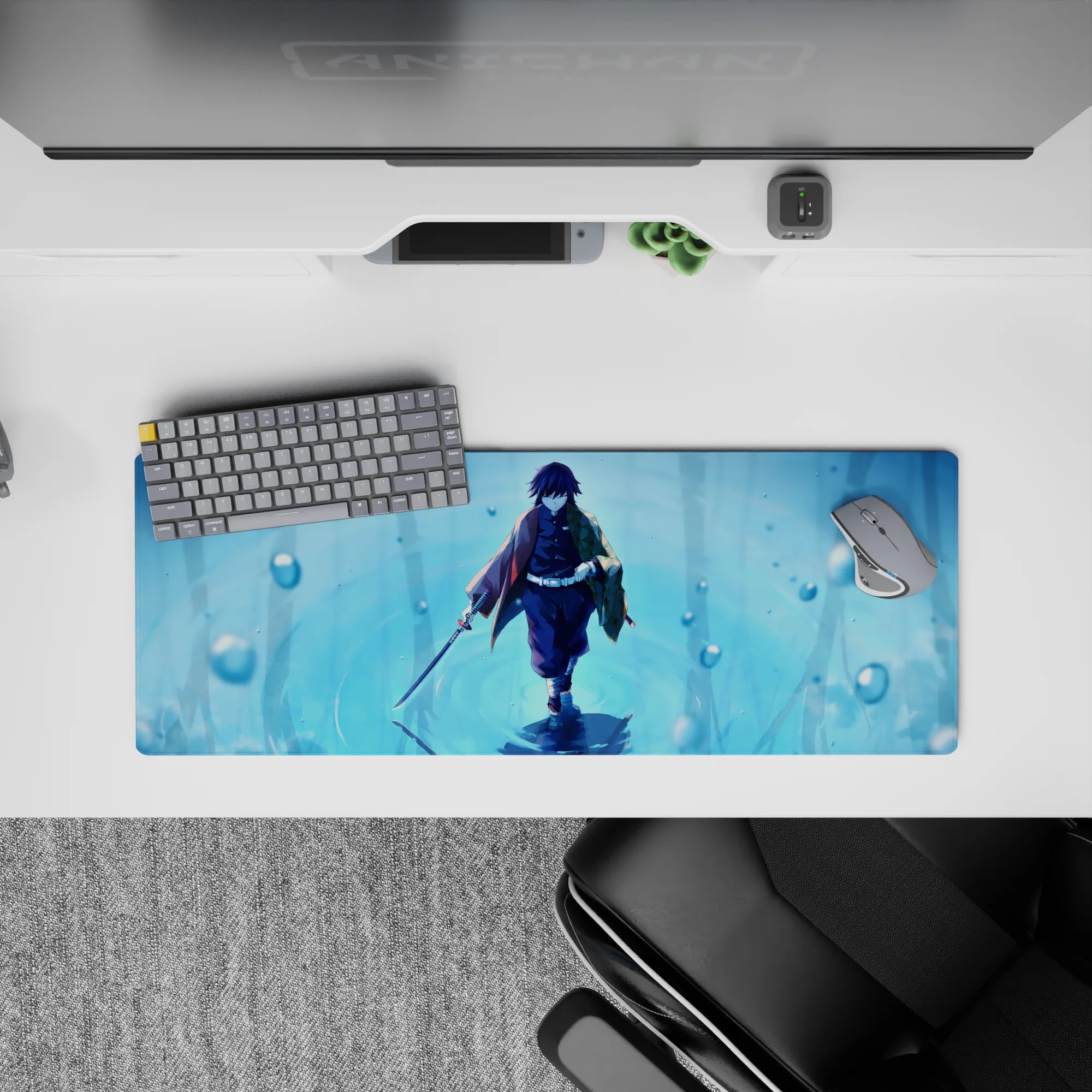 Demon Slayer Deskmat | Mousepad | Deskpad - Calm Before the Torrent - AniChan