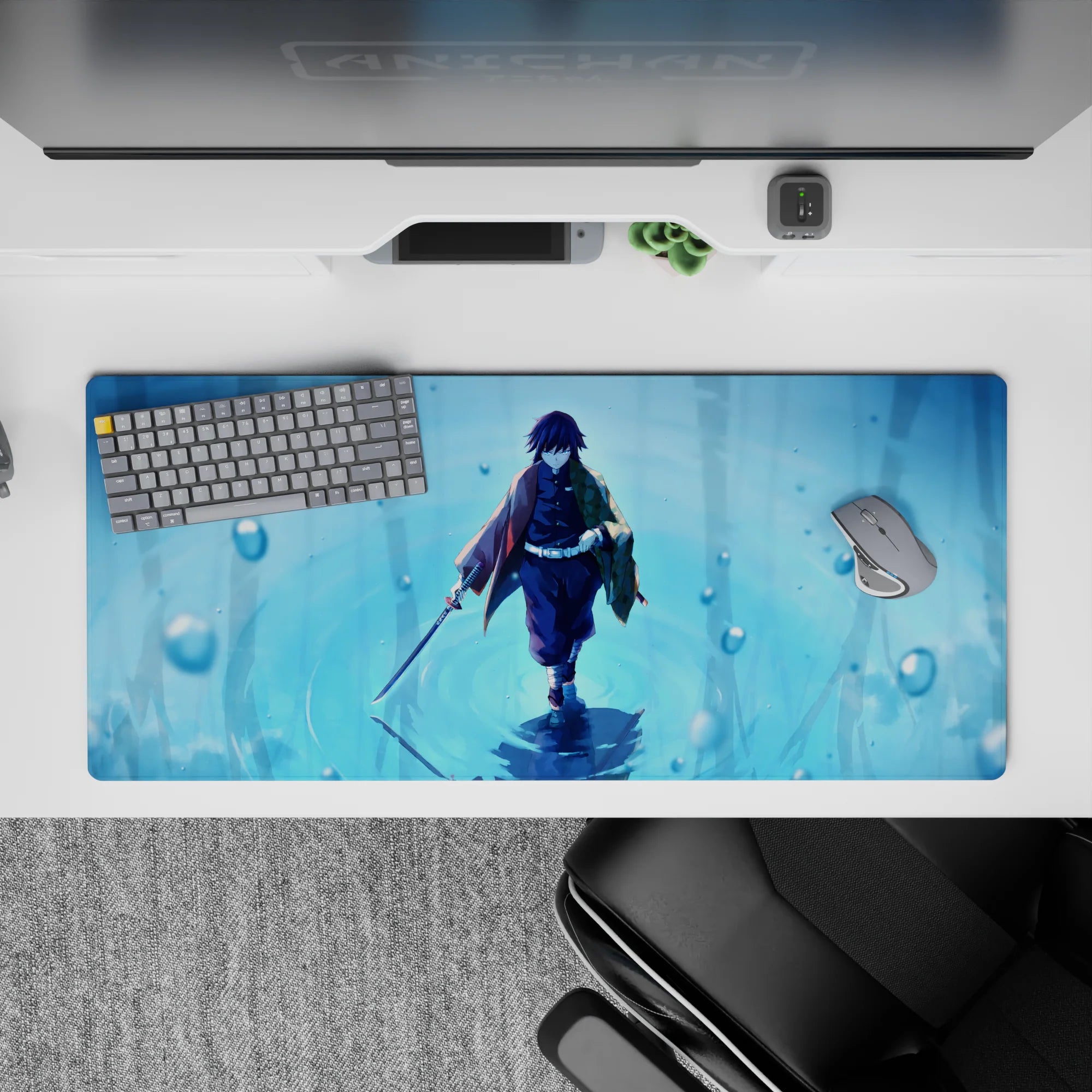 Demon Slayer Deskmat | Mousepad | Deskpad - Calm Before the Torrent - AniChan