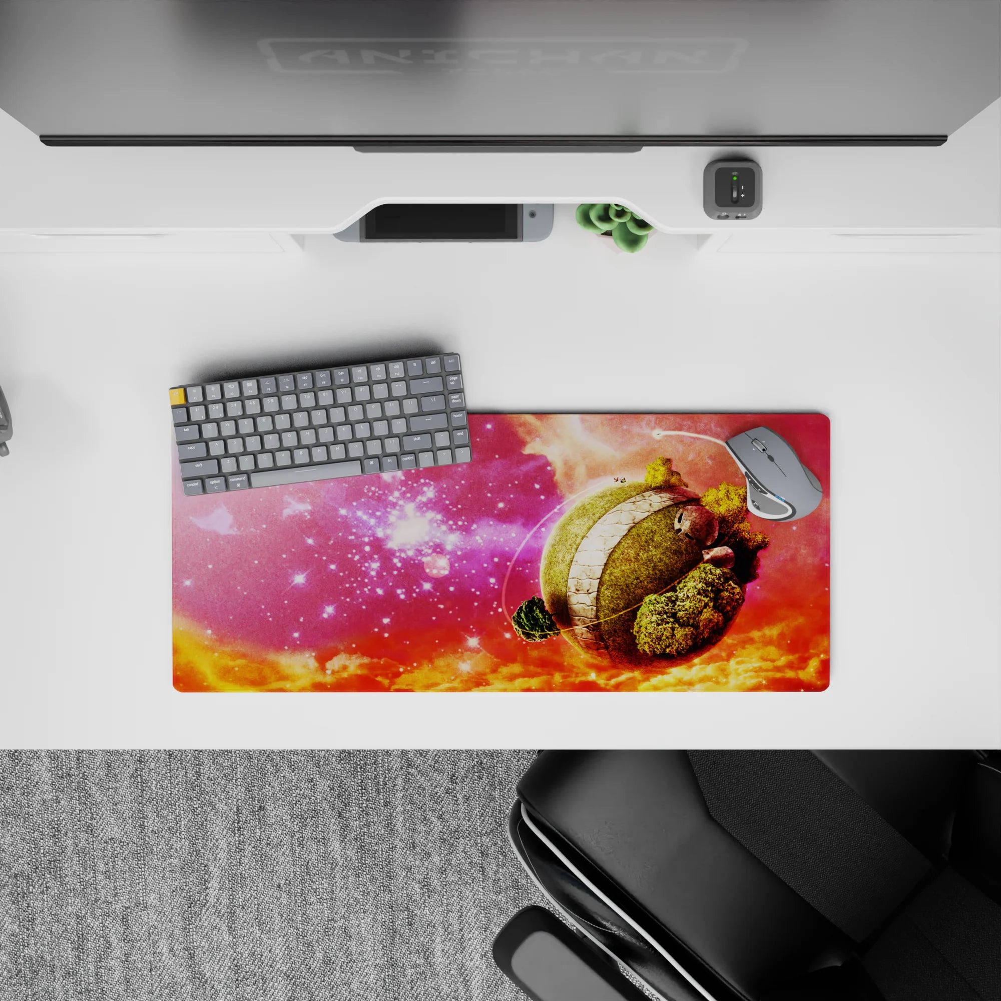 Dragon Ball Deskmat | Mousepad | Deskpad - King Kai’s Cosmic Retreat - AniChan