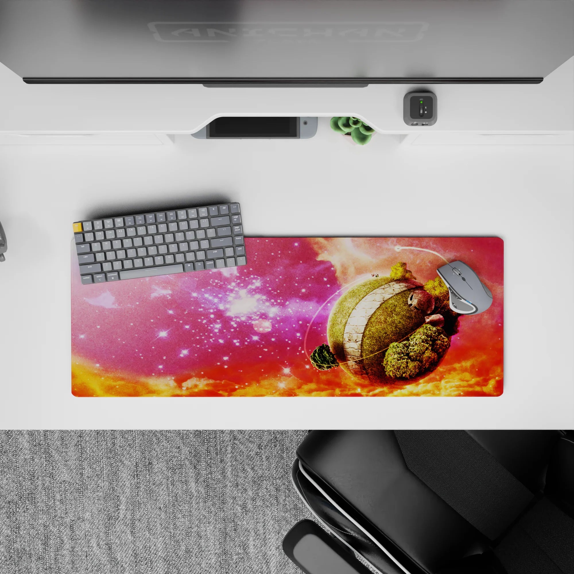 Dragon Ball Deskmat | Mousepad | Deskpad - King Kai’s Cosmic Retreat - AniChan