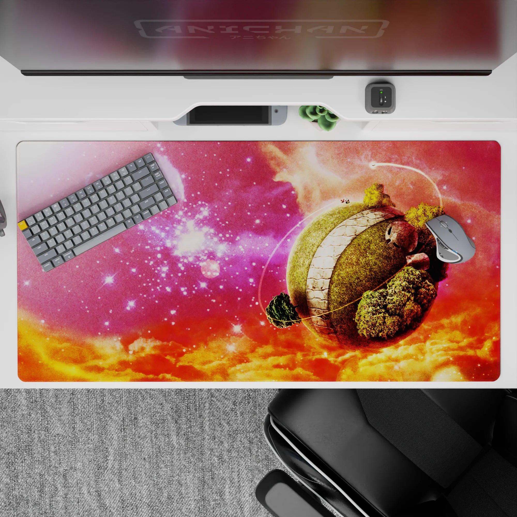 Dragon Ball Deskmat | Mousepad | Deskpad - King Kai’s Cosmic Retreat - AniChan