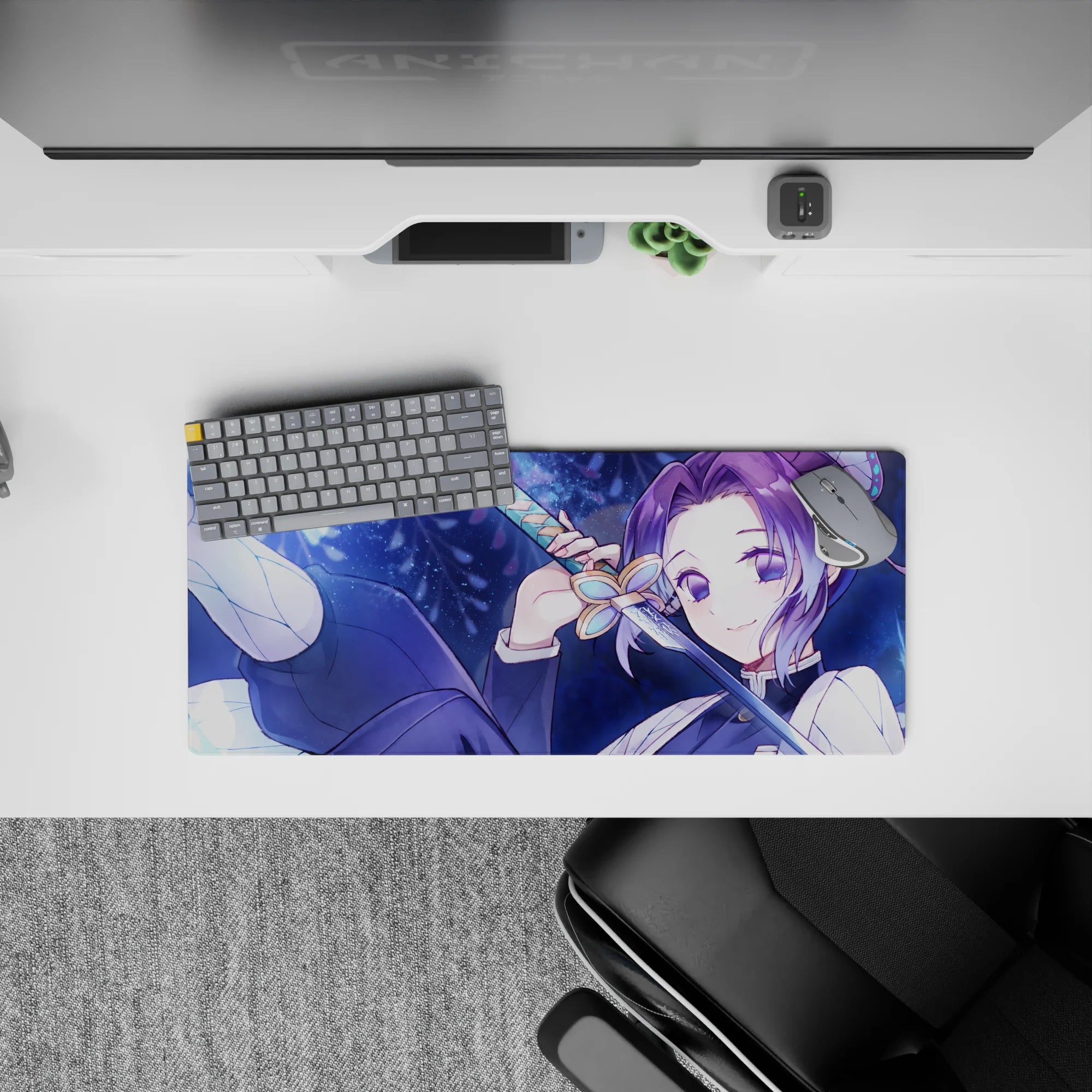 Demon Slayer Deskmat | Mousepad | Deskpad - Shinobu’s Midnight Grace - AniChan