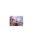 Classic anime girl mouse pad 14x10 inches with four sleepy girls, soft smiles, crisp shading, vivid print.