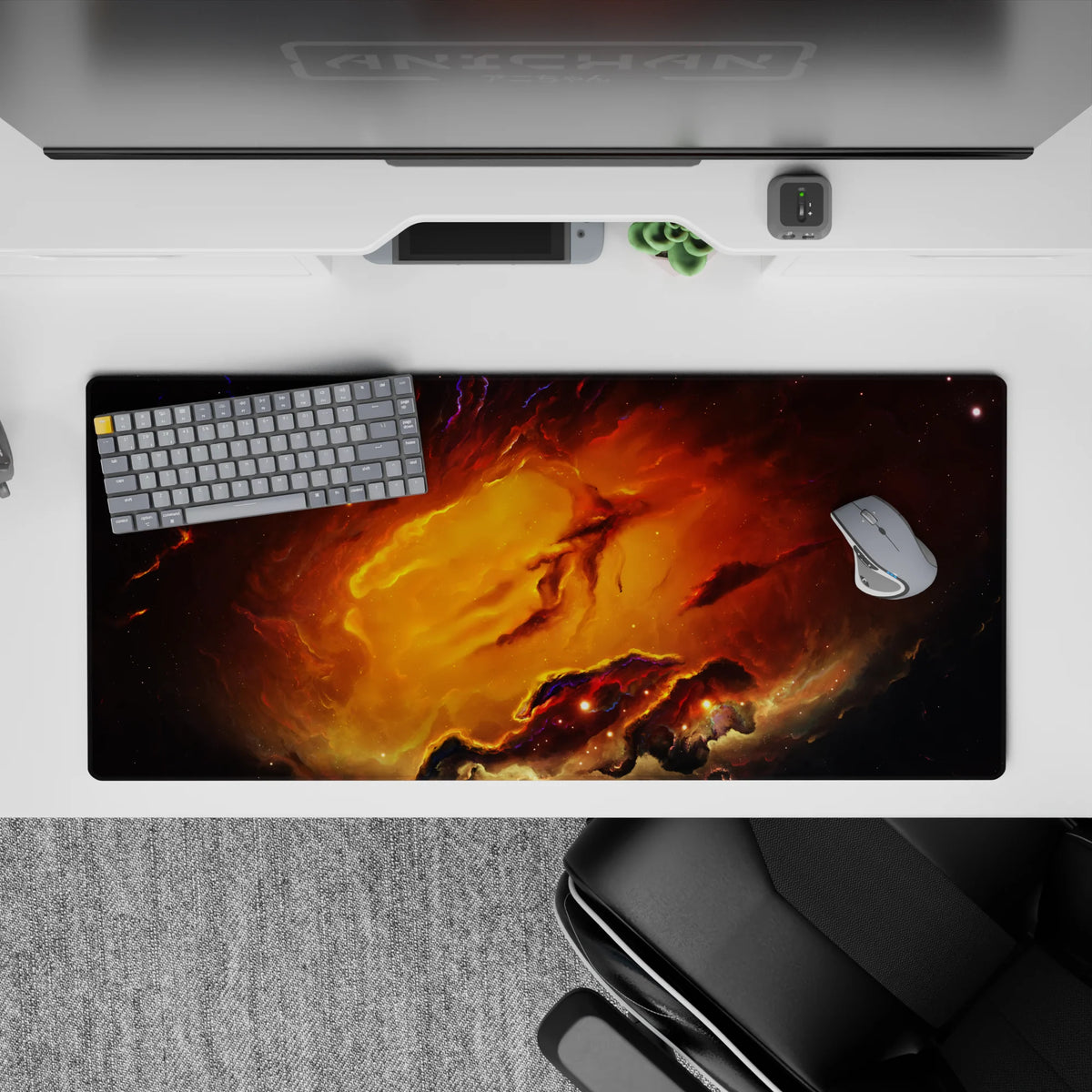 Ember Nebula - Space Mouse Pad and Desk Pad – AniChan