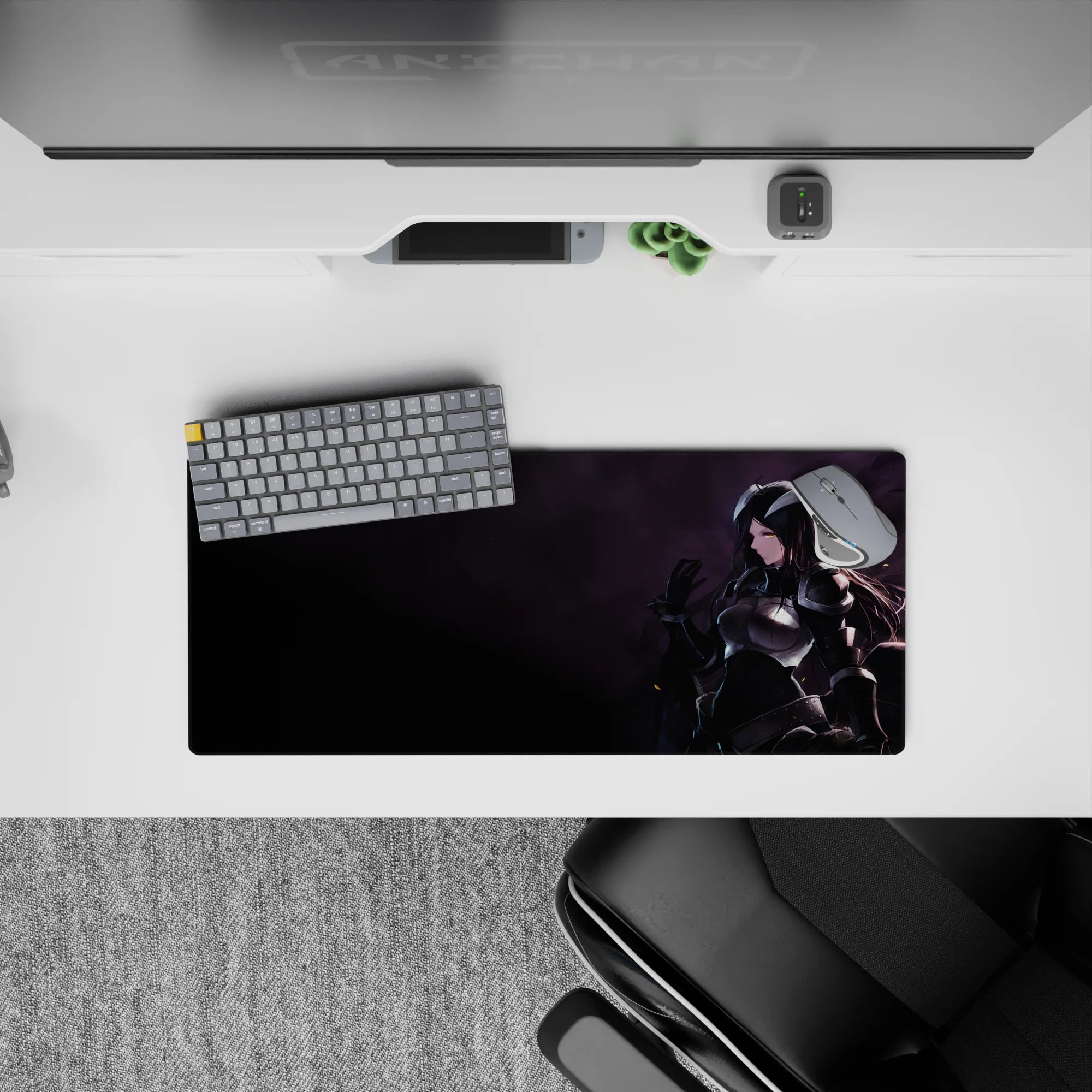 Overlord Deskmat | Mousepad | Deskpad - Armored Guardian - AniChan