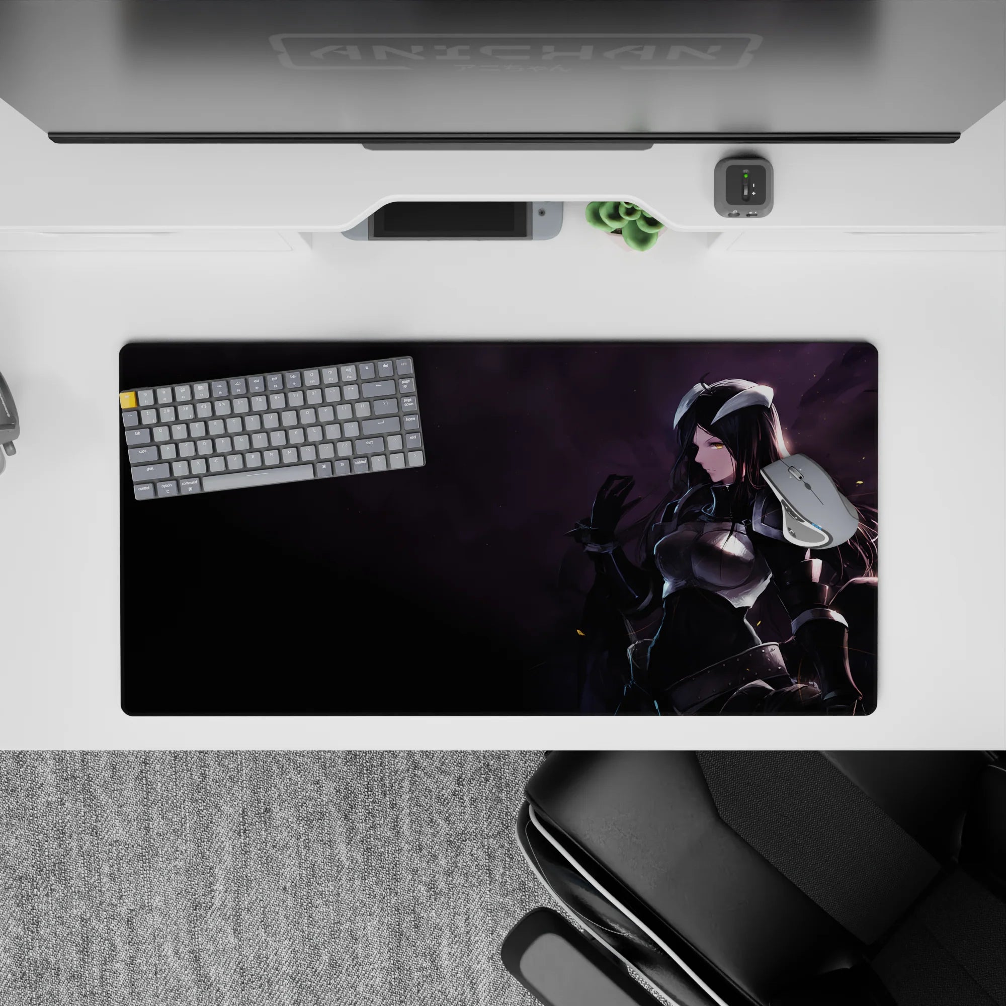 Overlord Deskmat | Mousepad | Deskpad - Armored Guardian - AniChan