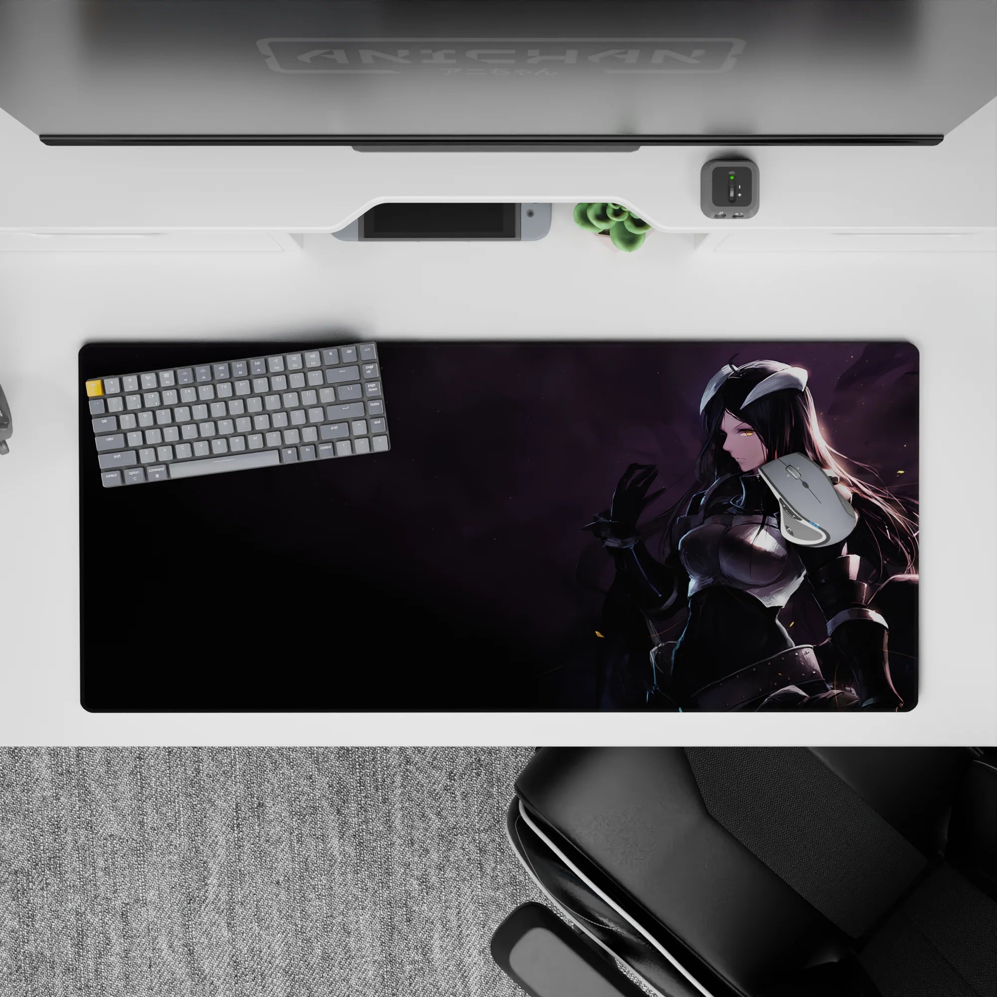 Overlord Deskmat | Mousepad | Deskpad - Armored Guardian - AniChan