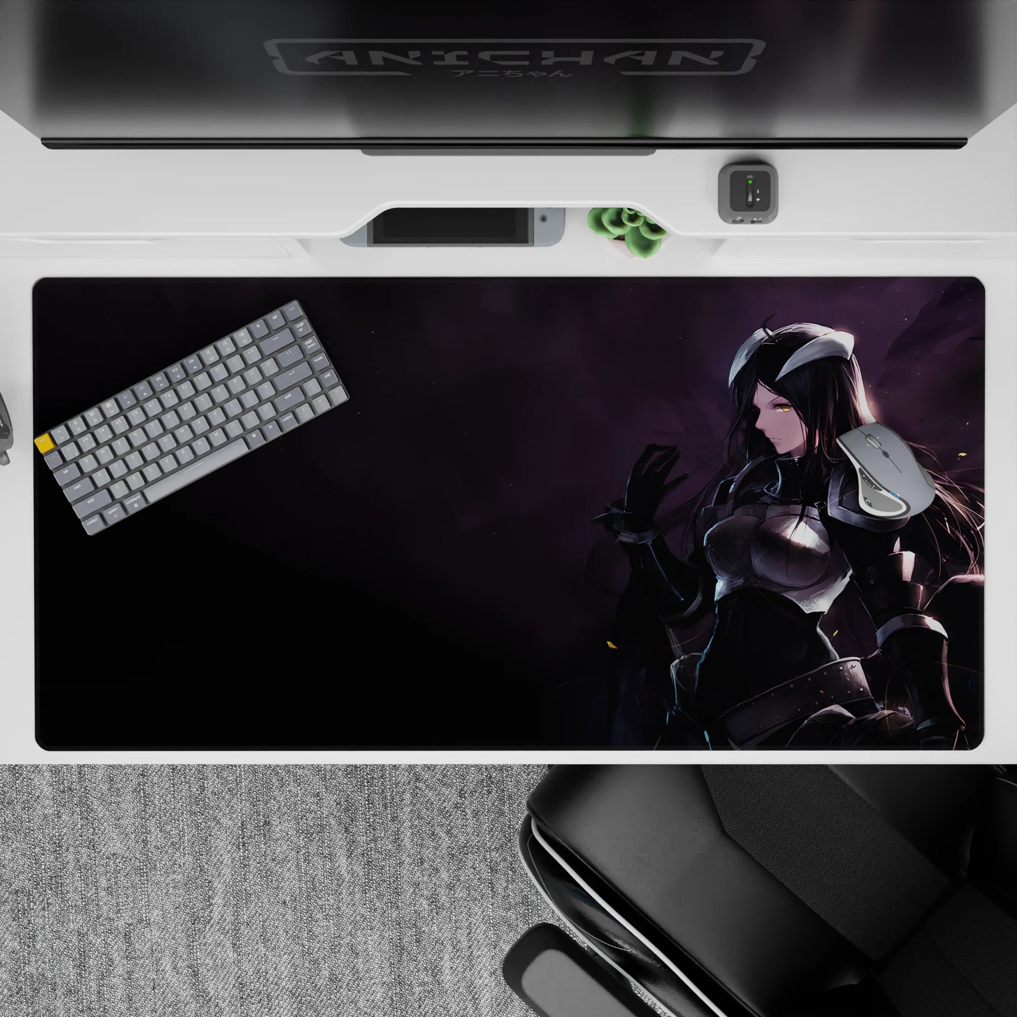 Overlord Deskmat | Mousepad | Deskpad - Armored Guardian - AniChan