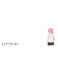 32x12 inches anime girl mouse pad with minimalist Tonikaku Kawaii poster look and Japanese title.