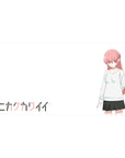Tonikaku Kawaii anime girl desk pad 40x20 inches with minimal Japanese title and clean poster layout.