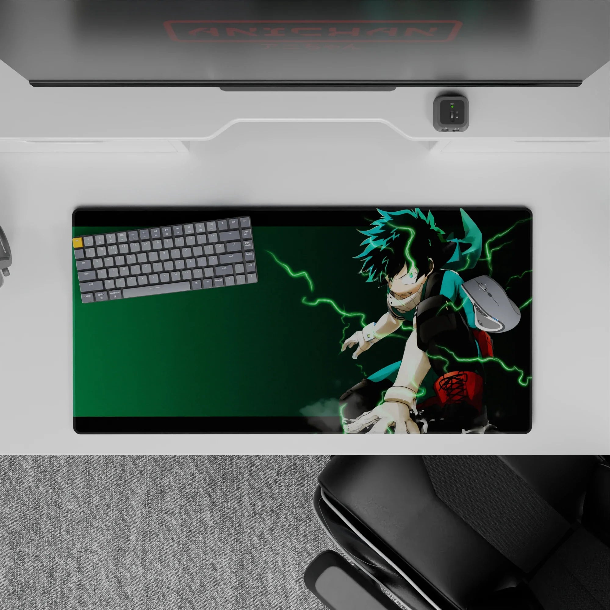 My Hero Academia Deskmat | Mousepad | Deskpad - Emerald Power Surge