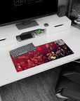 Naruto Shippuden Akatsuki mouse pad 28x12 inches featuring Itachi, Pain, Deidara and Tobi together.