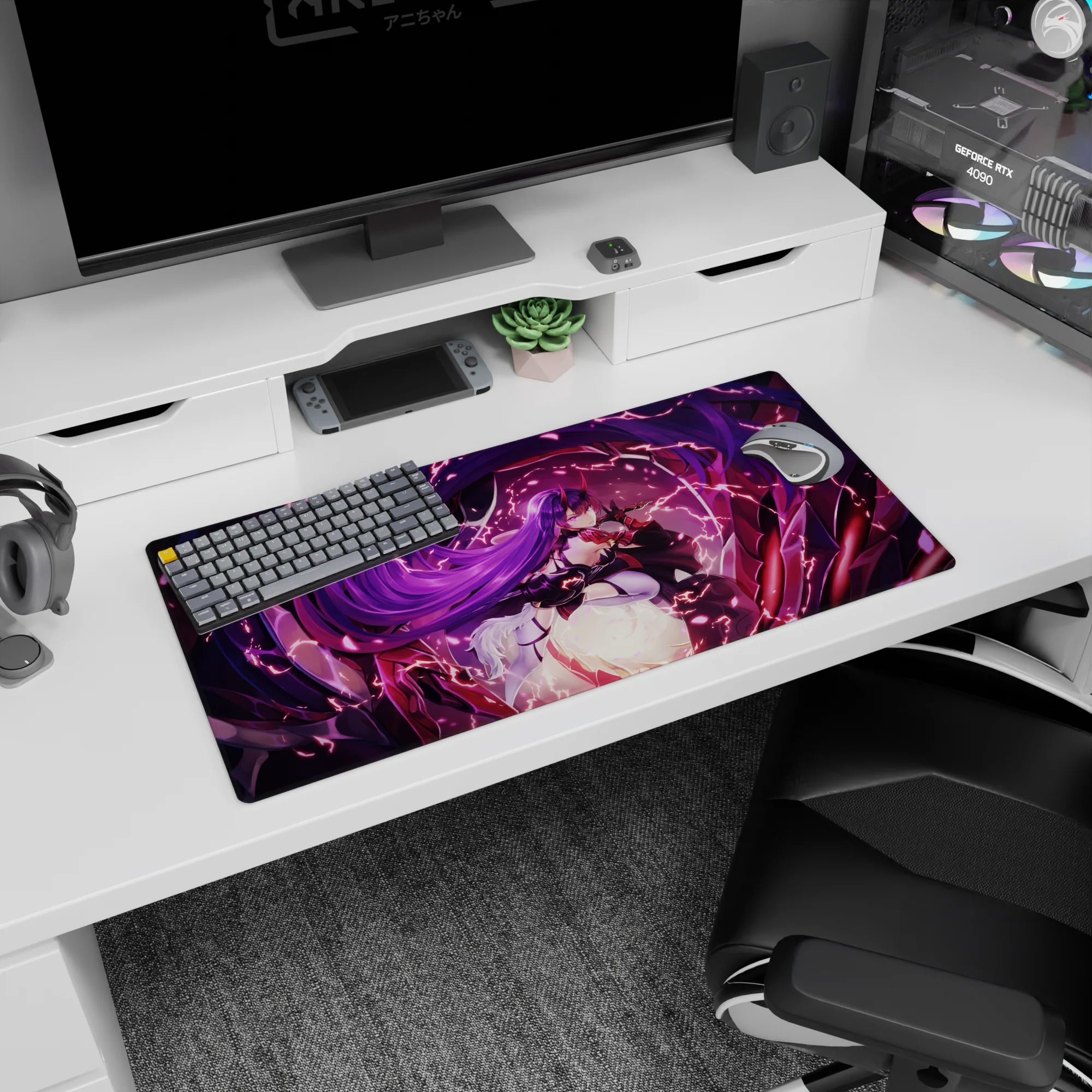 Fate Grand Order Deskmat | Mousepad | Deskpad - Thunderous Sorcery - AniChan