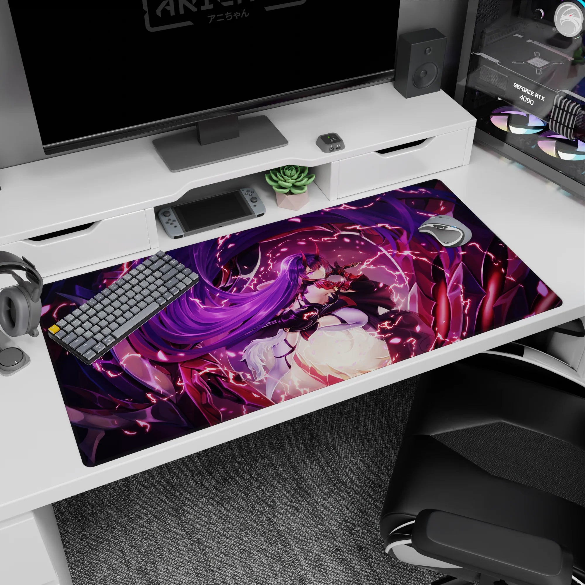 Fate Grand Order Deskmat | Mousepad | Deskpad - Thunderous Sorcery - AniChan