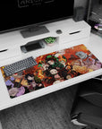 Demon Slayer Deskmat | Mousepad | Deskpad - Flames of the Demon Slayers - AniChan