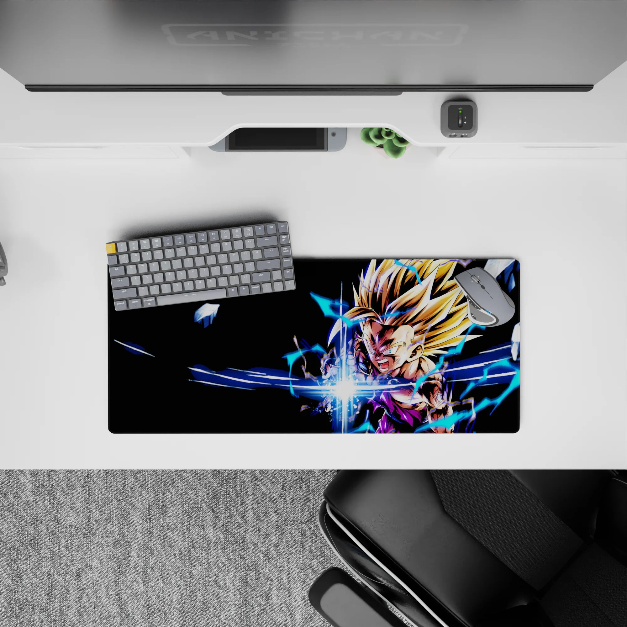 Dragon Ball Deskmat | Mousepad | Deskpad - Unleashed Fury Gohan - AniChan