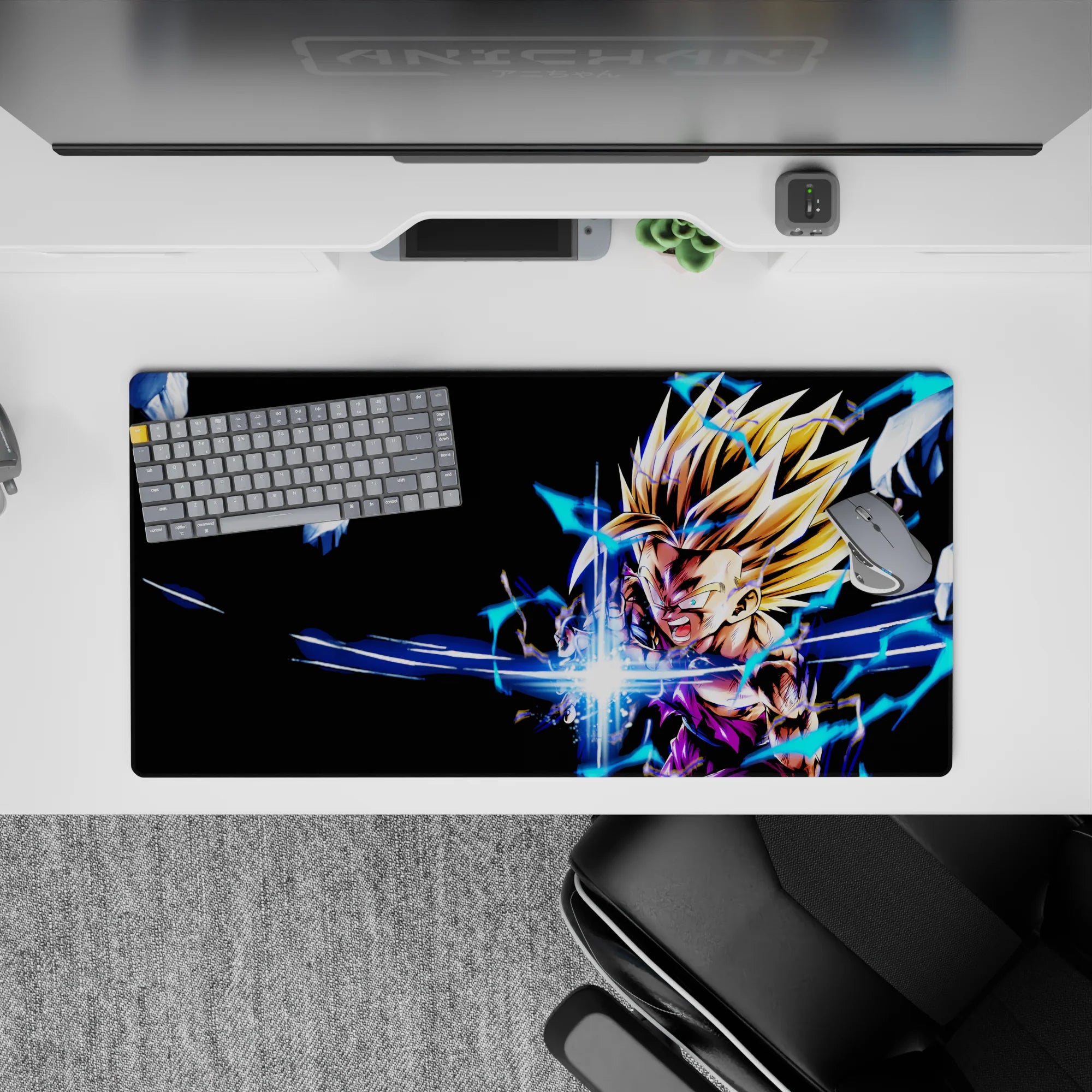 Dragon Ball Deskmat | Mousepad | Deskpad - Unleashed Fury Gohan - AniChan