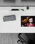 Demon Slayer Deskmat | Mousepad | Deskpad - Nezuko’s Butterfly Moment - AniChan