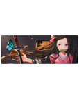 Demon Slayer Deskmat | Mousepad | Deskpad - Nezuko’s Butterfly Moment - AniChan