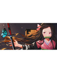 Demon Slayer Deskmat | Mousepad | Deskpad - Nezuko’s Butterfly Moment - AniChan