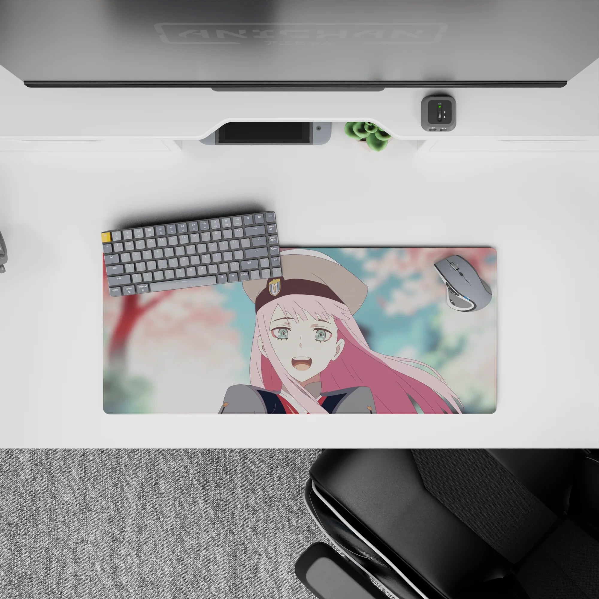 Darling In The Franxx - Anime Mouse Pad and Desk Pad - Zero Two Sakura Bliss - AniChan