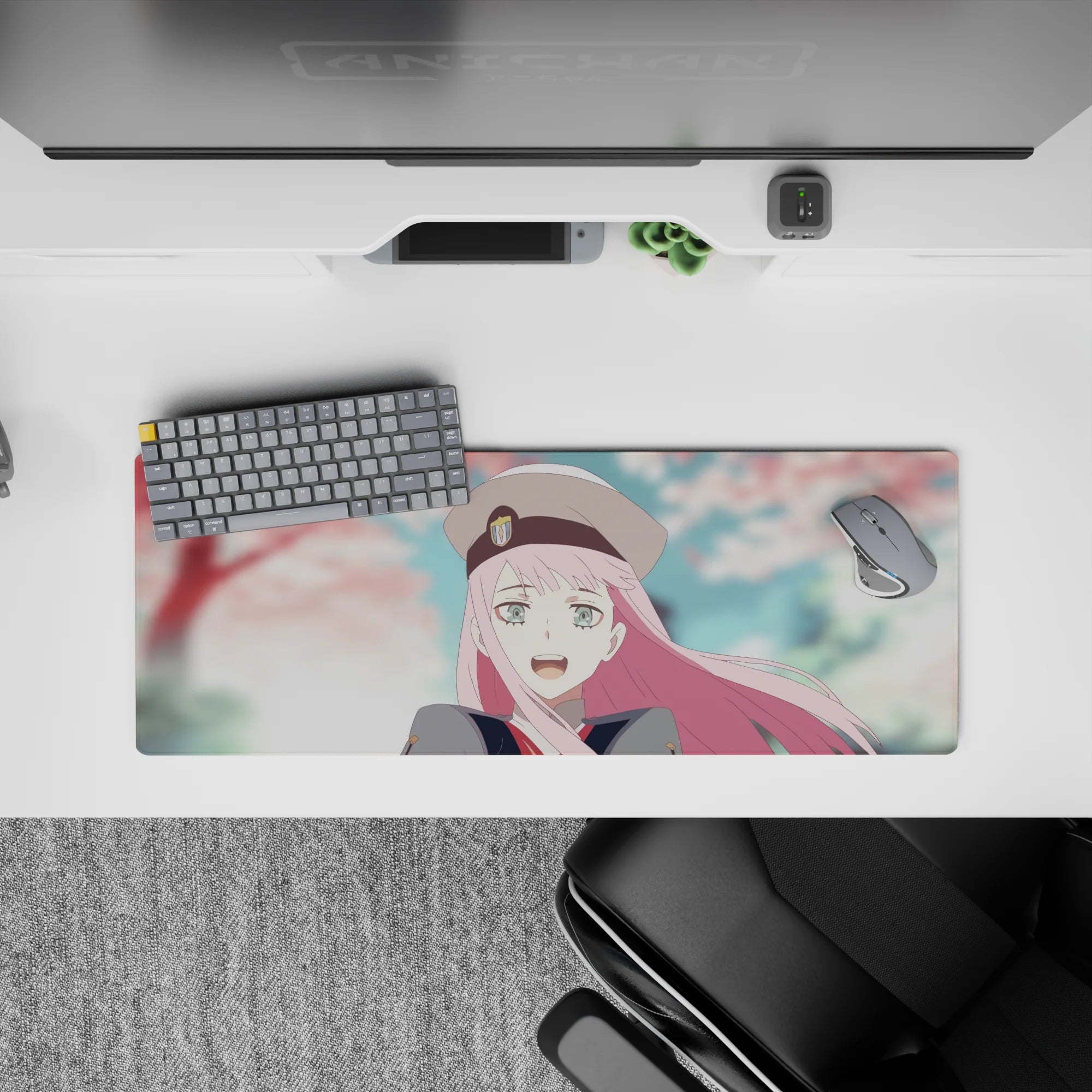 Darling In The Franxx - Anime Mouse Pad and Desk Pad - Zero Two Sakura Bliss - AniChan