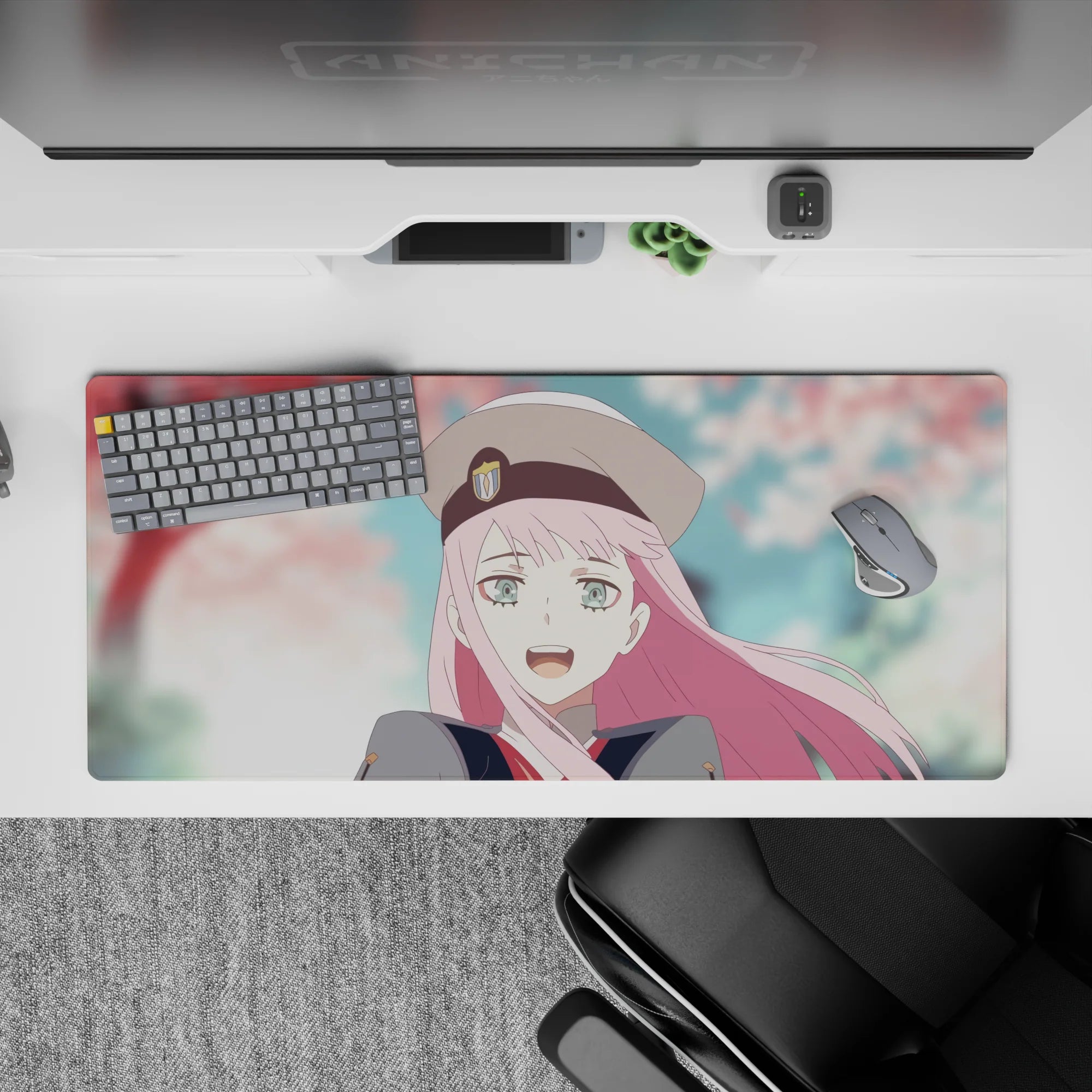 Darling In The Franxx - Anime Mouse Pad and Desk Pad - Zero Two Sakura Bliss - AniChan