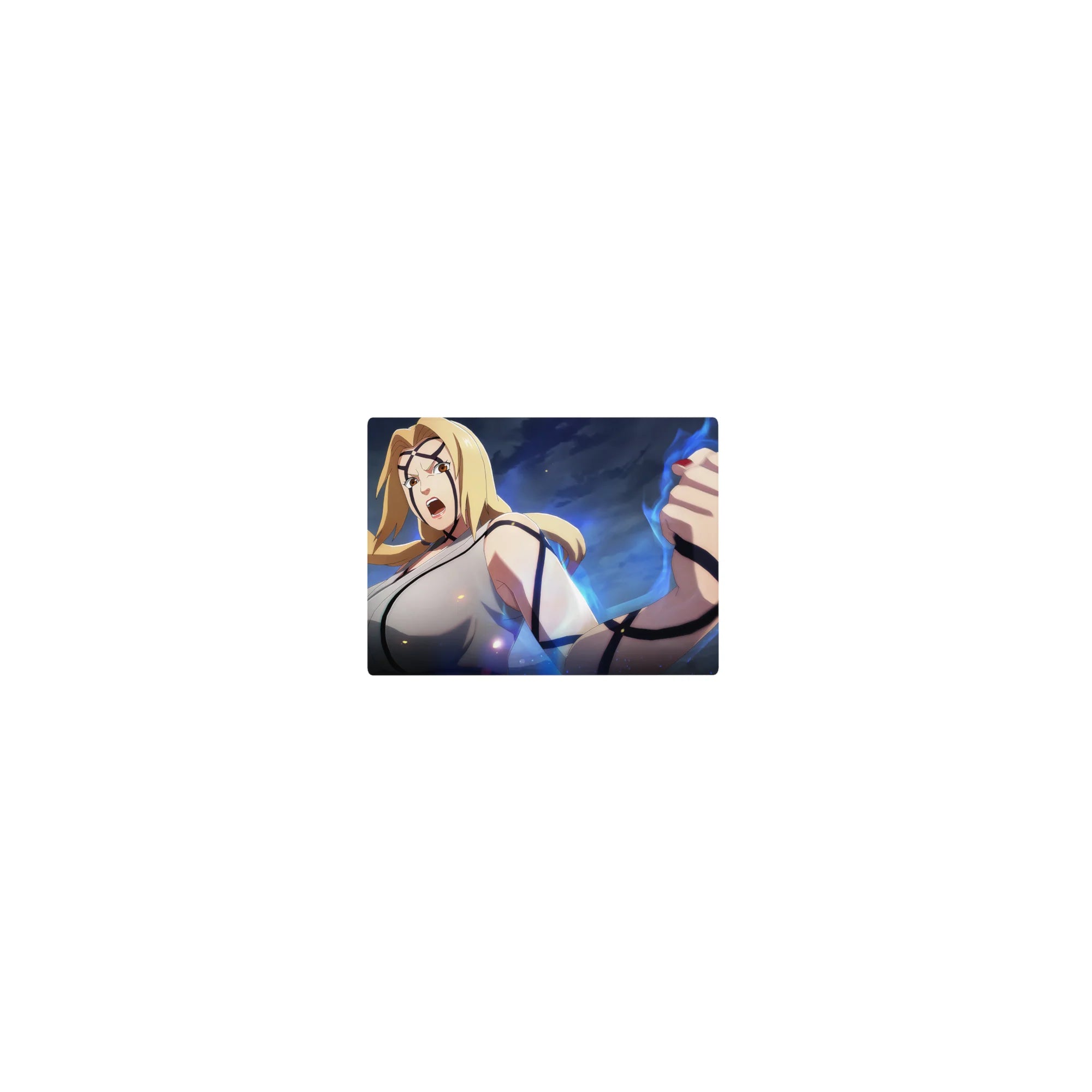 Naruto Shippuden Tsunade classic anime mouse pad, premium gaming desk mat, 14x10 inches.