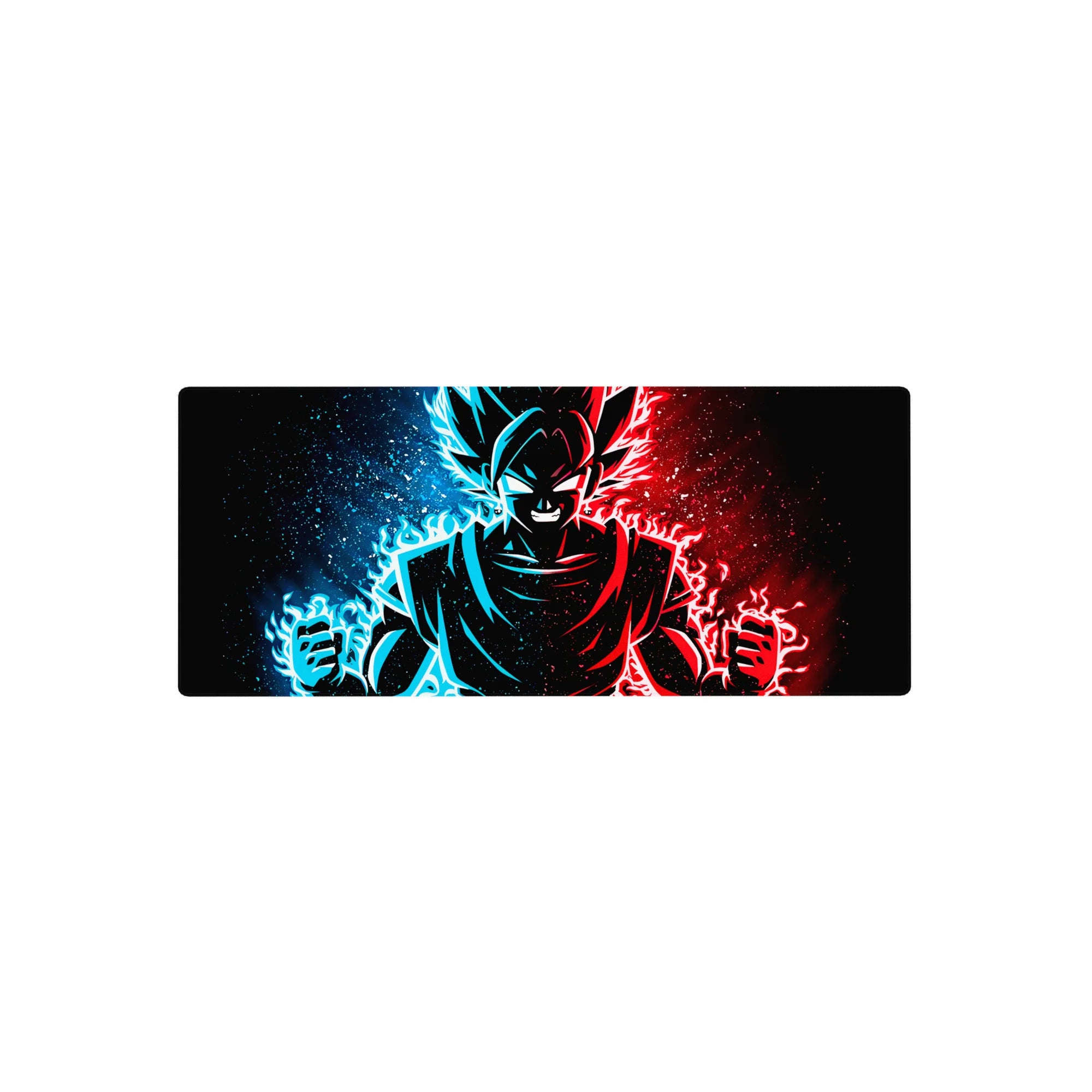 Dragon Ball Deskmat | Mousepad | Deskpad - Dual Flame Wrath - AniChan