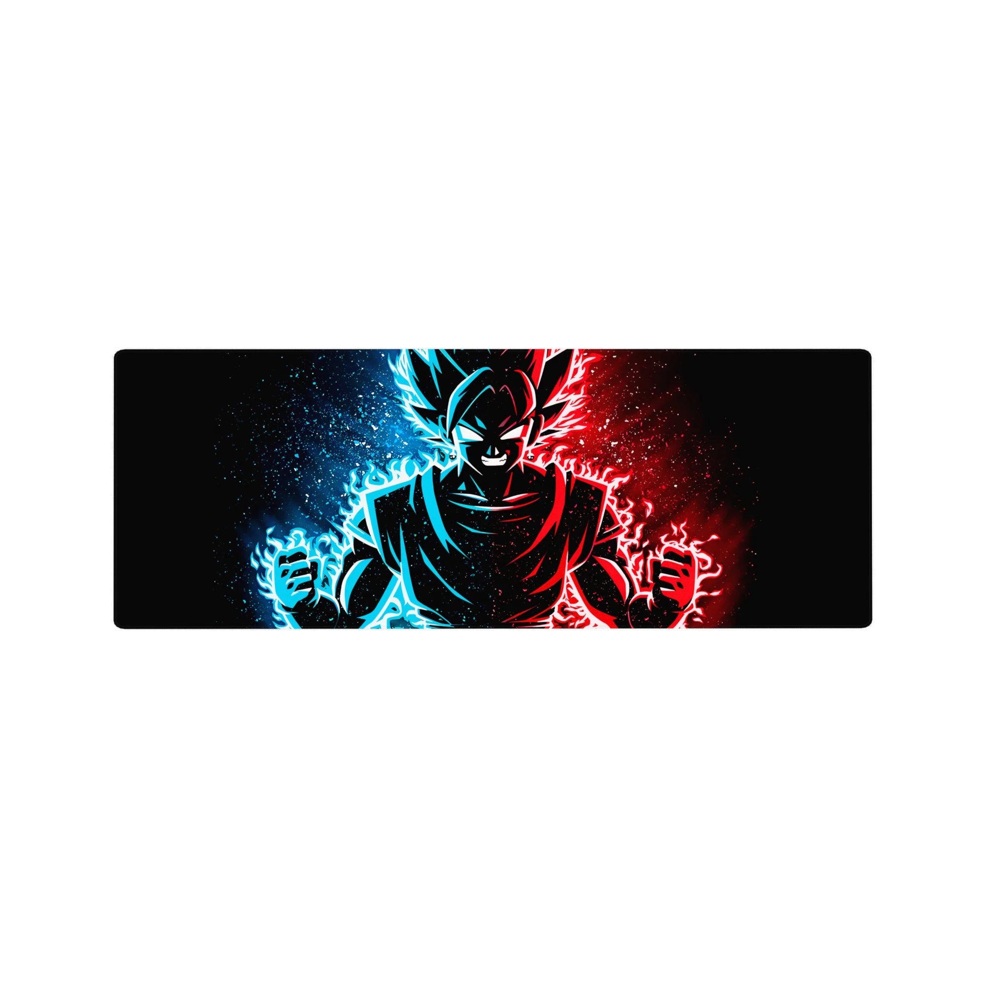 Dragon Ball Deskmat | Mousepad | Deskpad - Dual Flame Wrath - AniChan