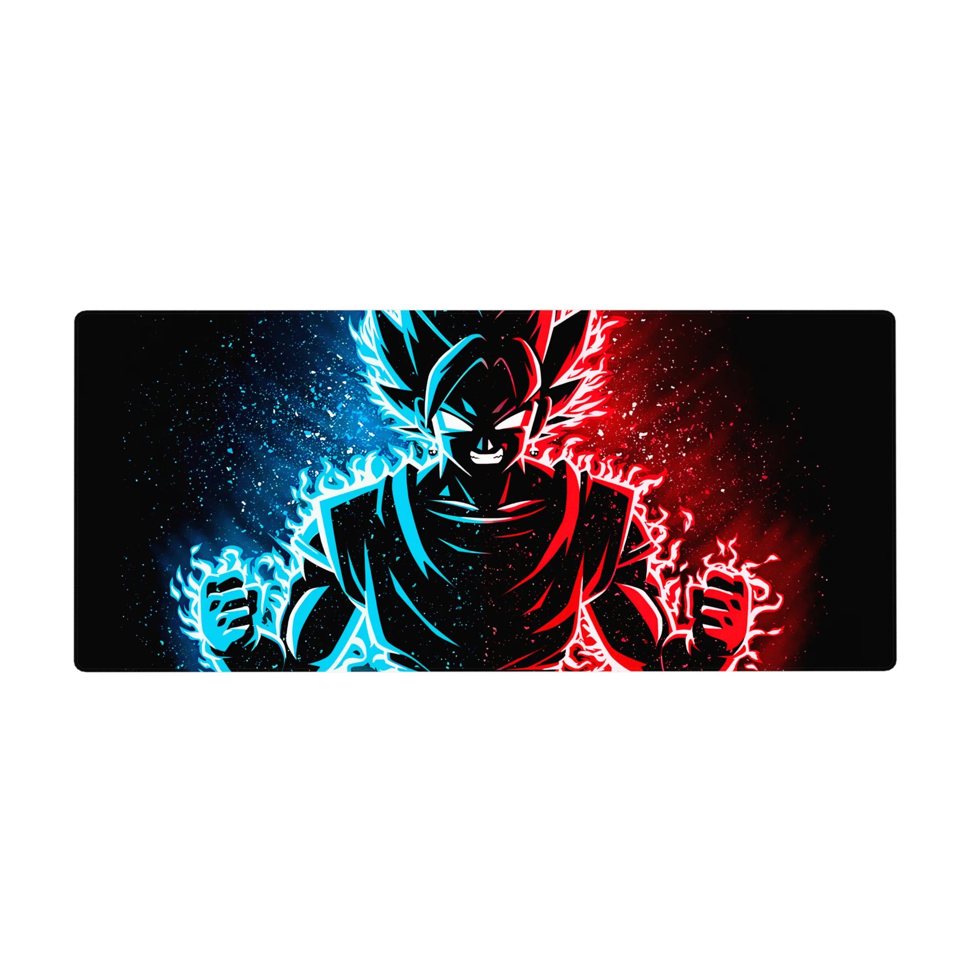 Dragon Ball Deskmat | Mousepad | Deskpad - Dual Flame Wrath - AniChan