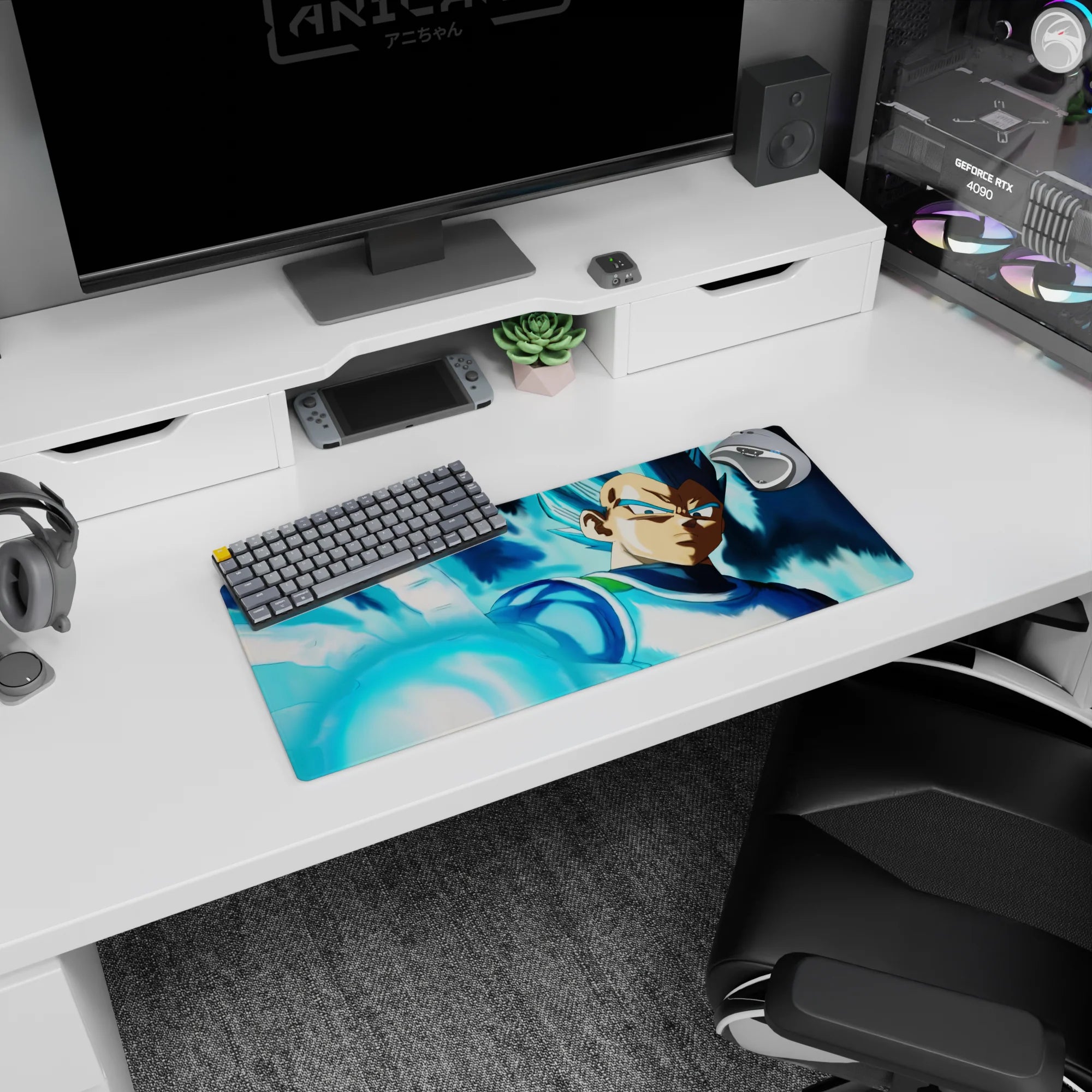 Dragon Ball Deskmat | Mousepad | Deskpad - Blue Prince’s Resolve - AniChan