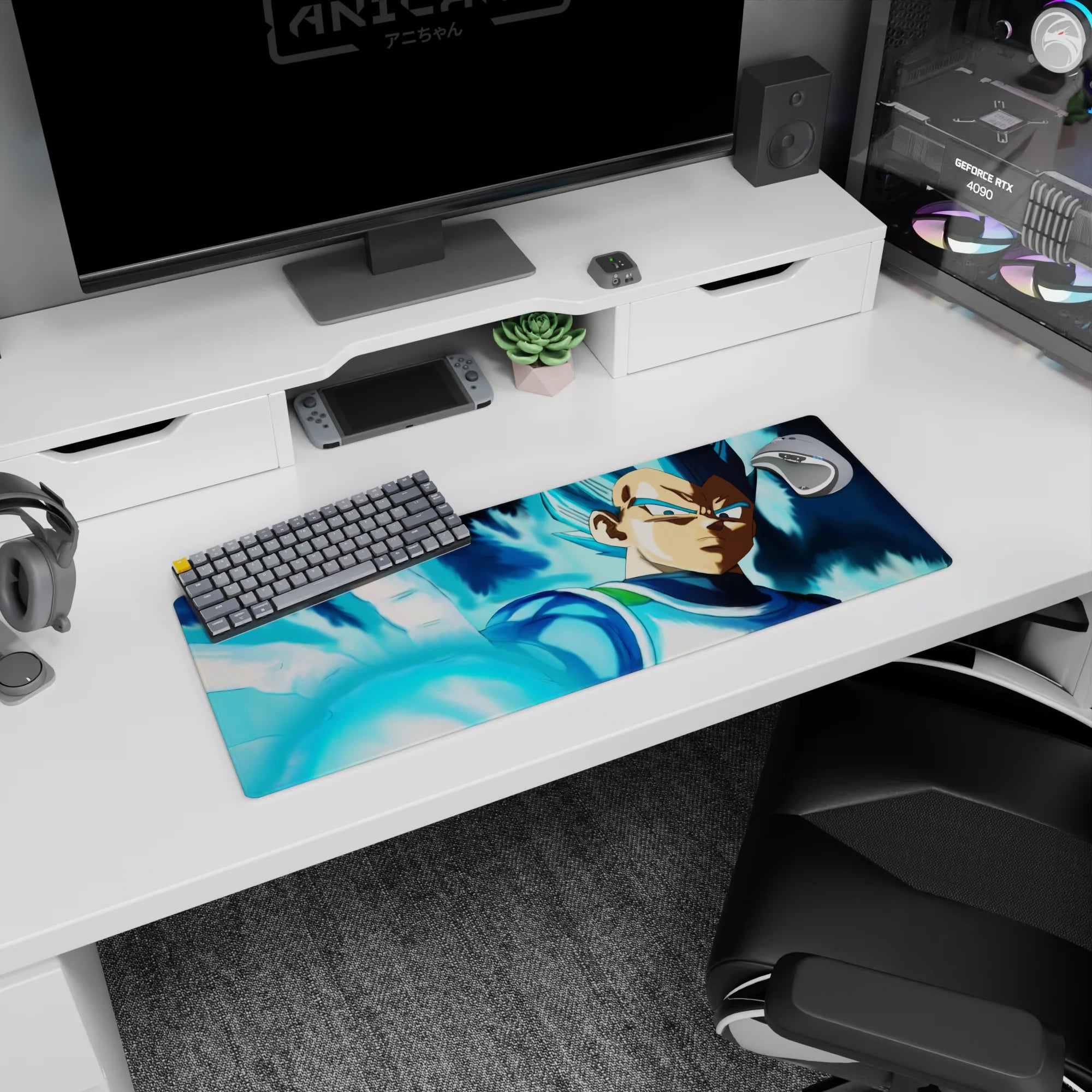 Dragon Ball Deskmat | Mousepad | Deskpad - Blue Prince’s Resolve - AniChan