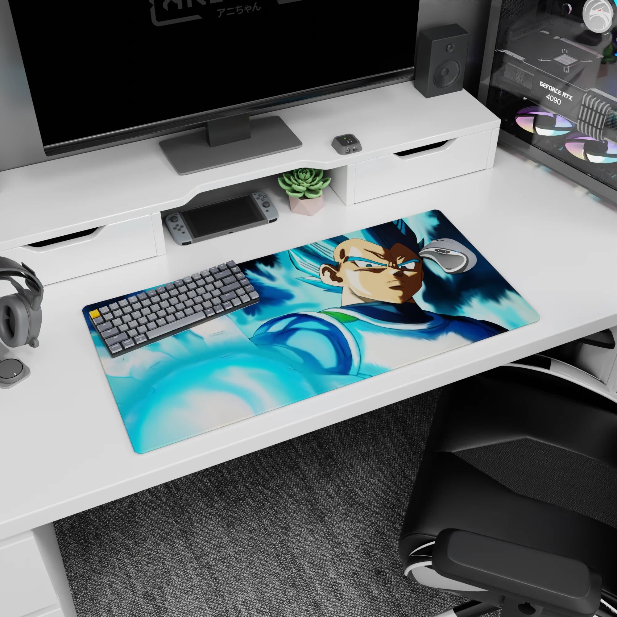 Dragon Ball Deskmat | Mousepad | Deskpad - Blue Prince’s Resolve - AniChan