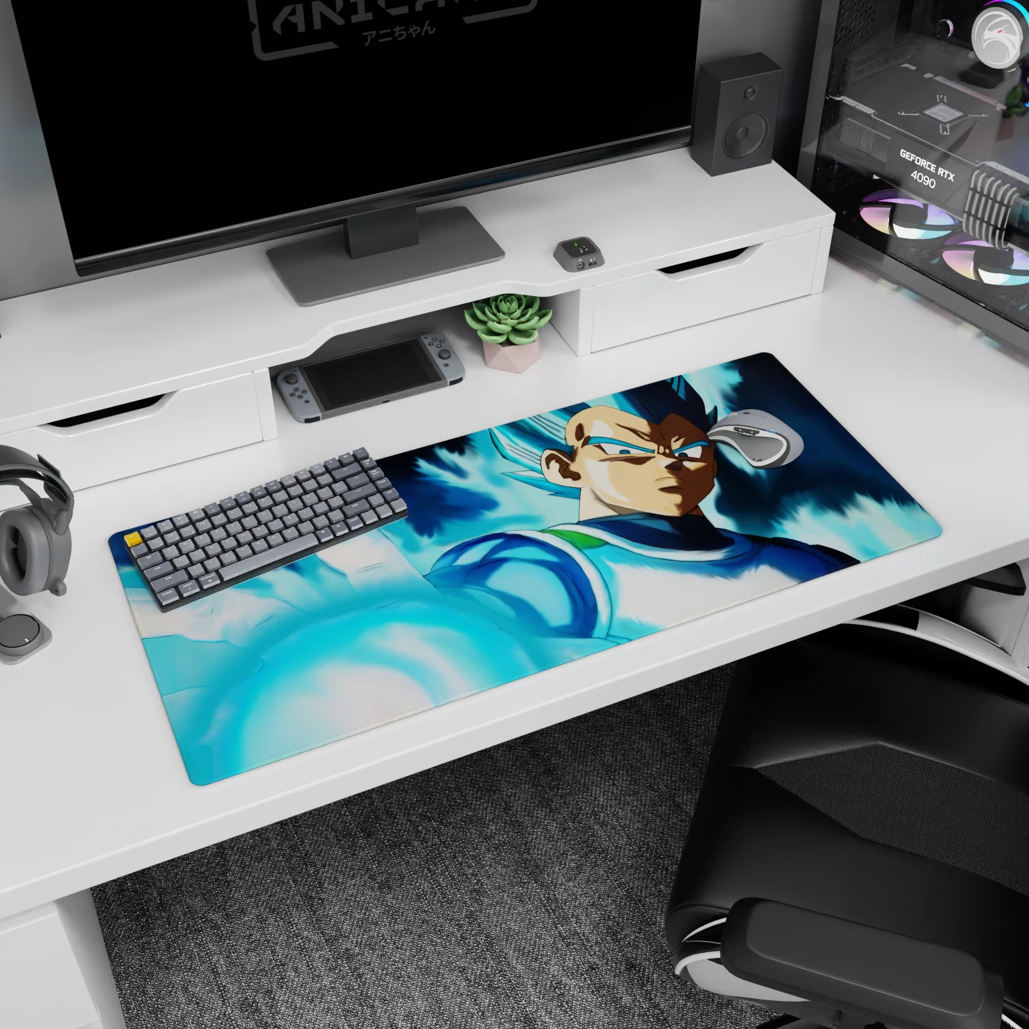 Dragon Ball Deskmat | Mousepad | Deskpad - Blue Prince’s Resolve - AniChan