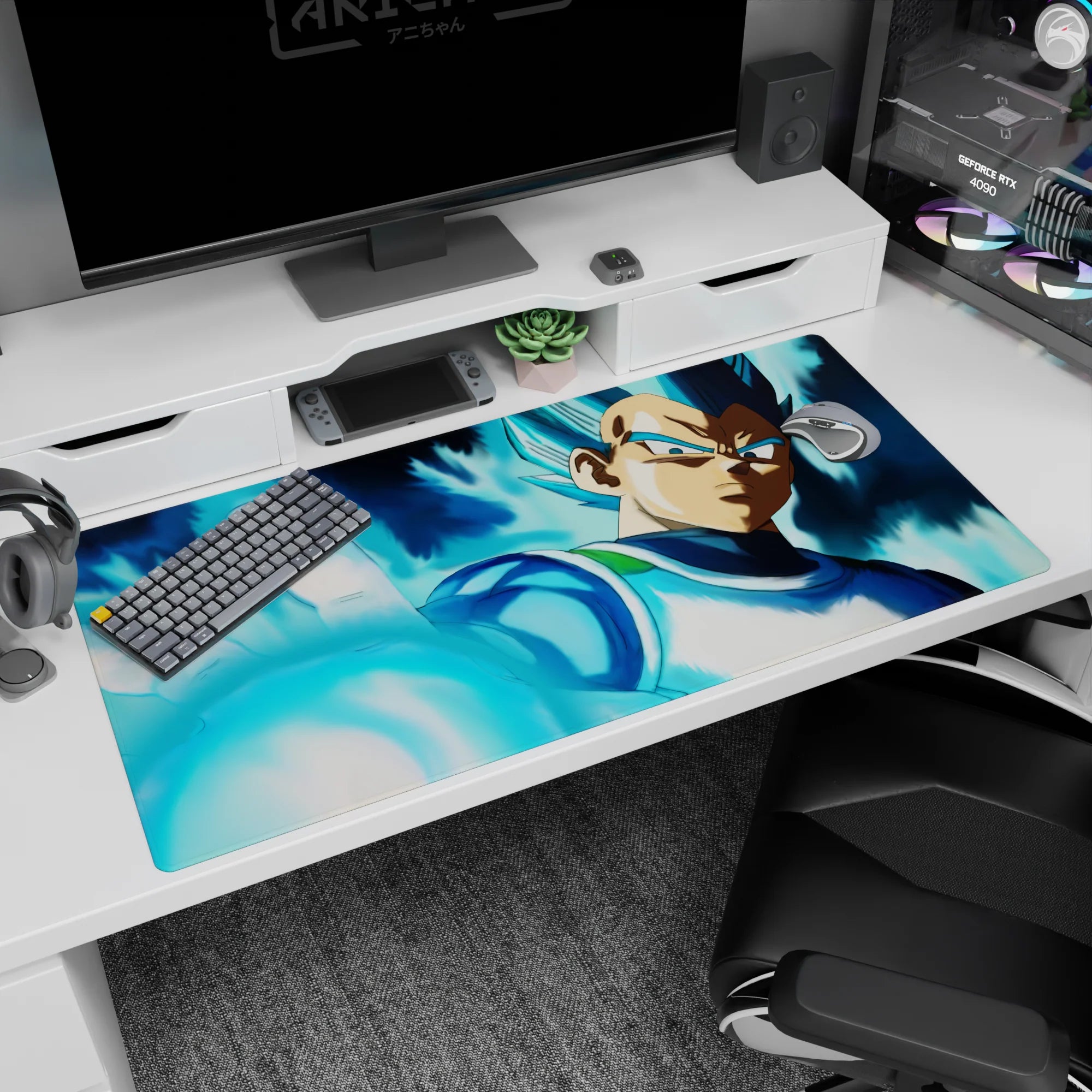 Dragon Ball Deskmat | Mousepad | Deskpad - Blue Prince’s Resolve - AniChan