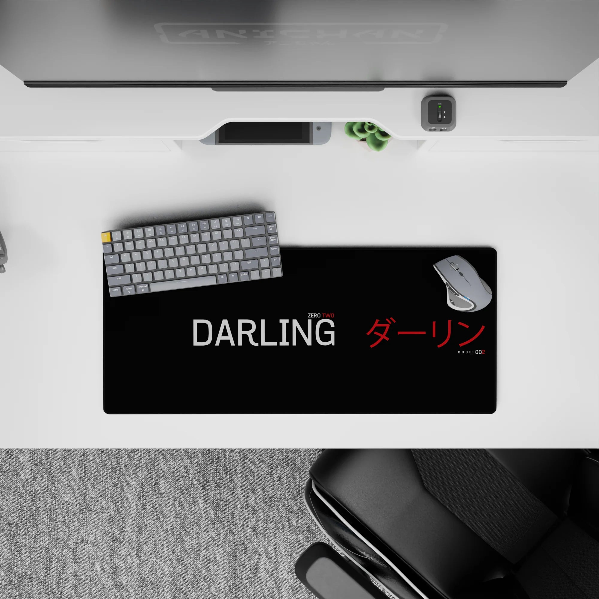 Darling In The Franxx - Anime Mouse Pad and Desk Pad - Darling Code: 002 - AniChan