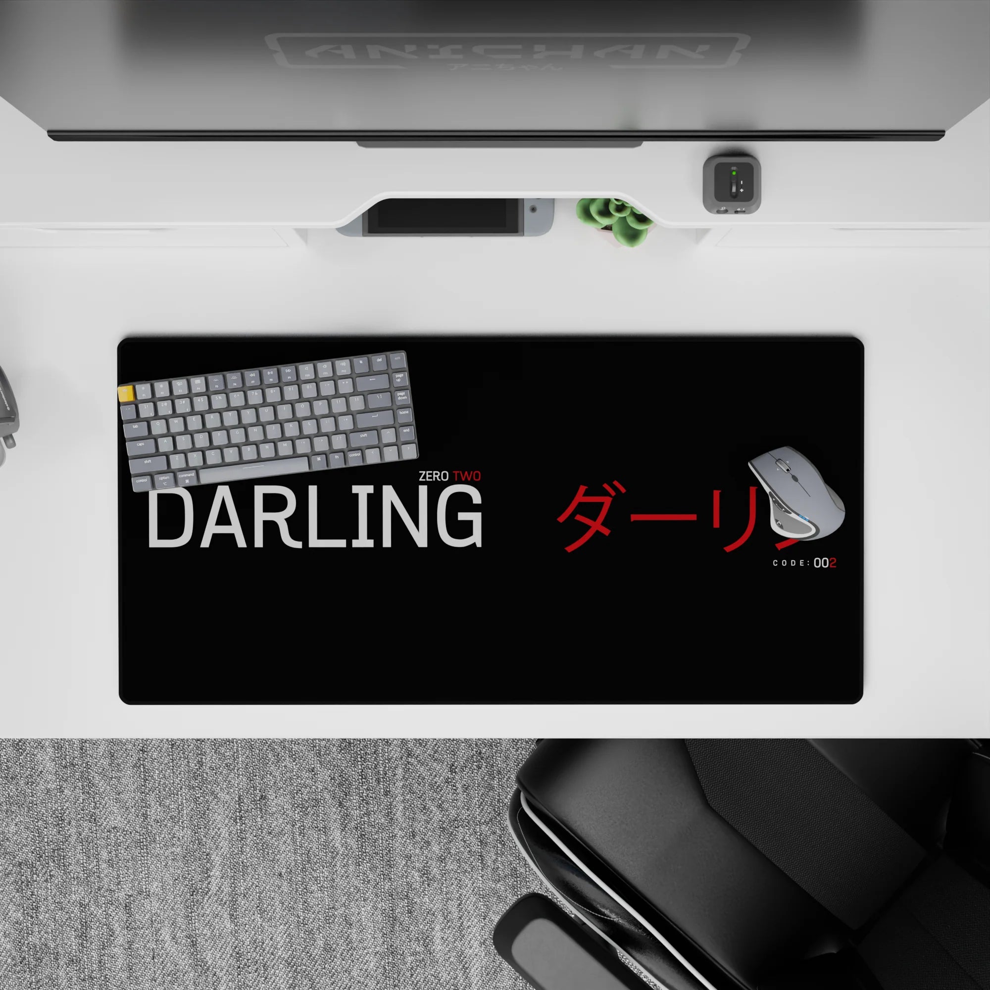 Darling In The Franxx - Anime Mouse Pad and Desk Pad - Darling Code: 002 - AniChan