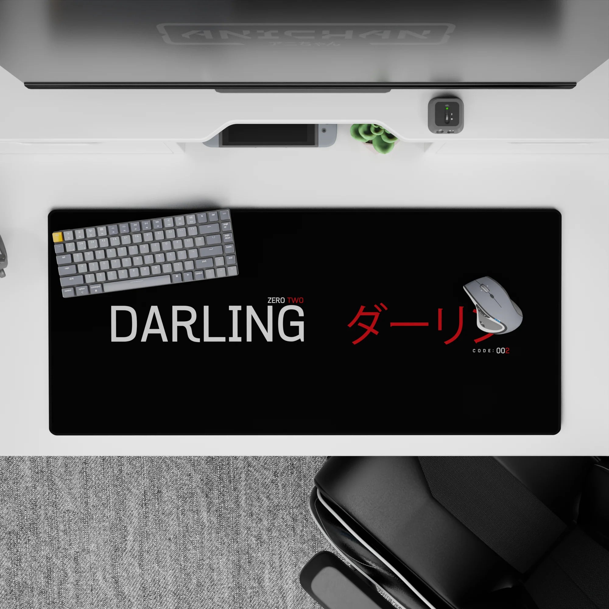 Darling In The Franxx - Anime Mouse Pad and Desk Pad - Darling Code: 002 - AniChan