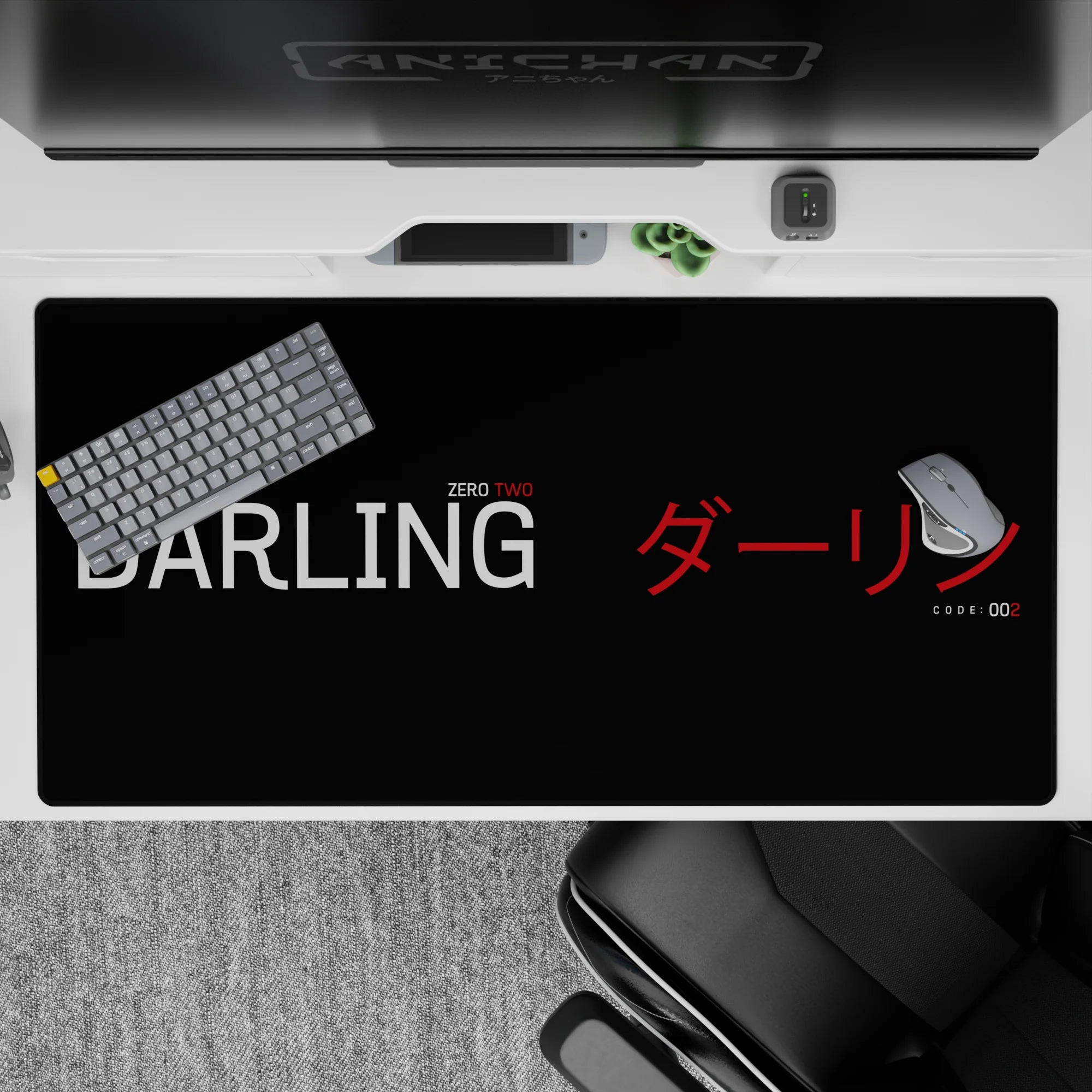 Darling In The Franxx - Anime Mouse Pad and Desk Pad - Darling Code: 002 - AniChan