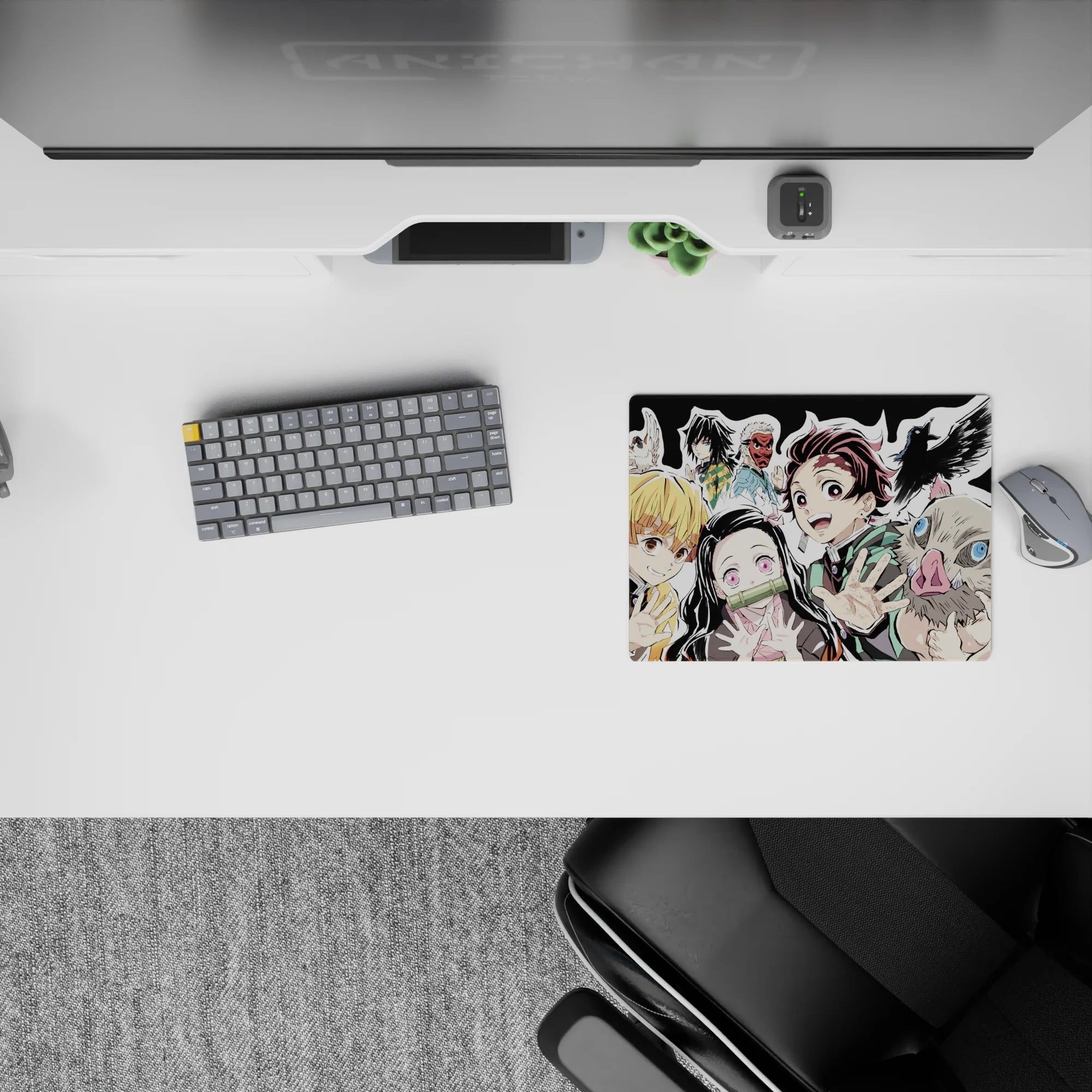 Demon Slayer Deskmat | Mousepad | Deskpad - Squad United - AniChan