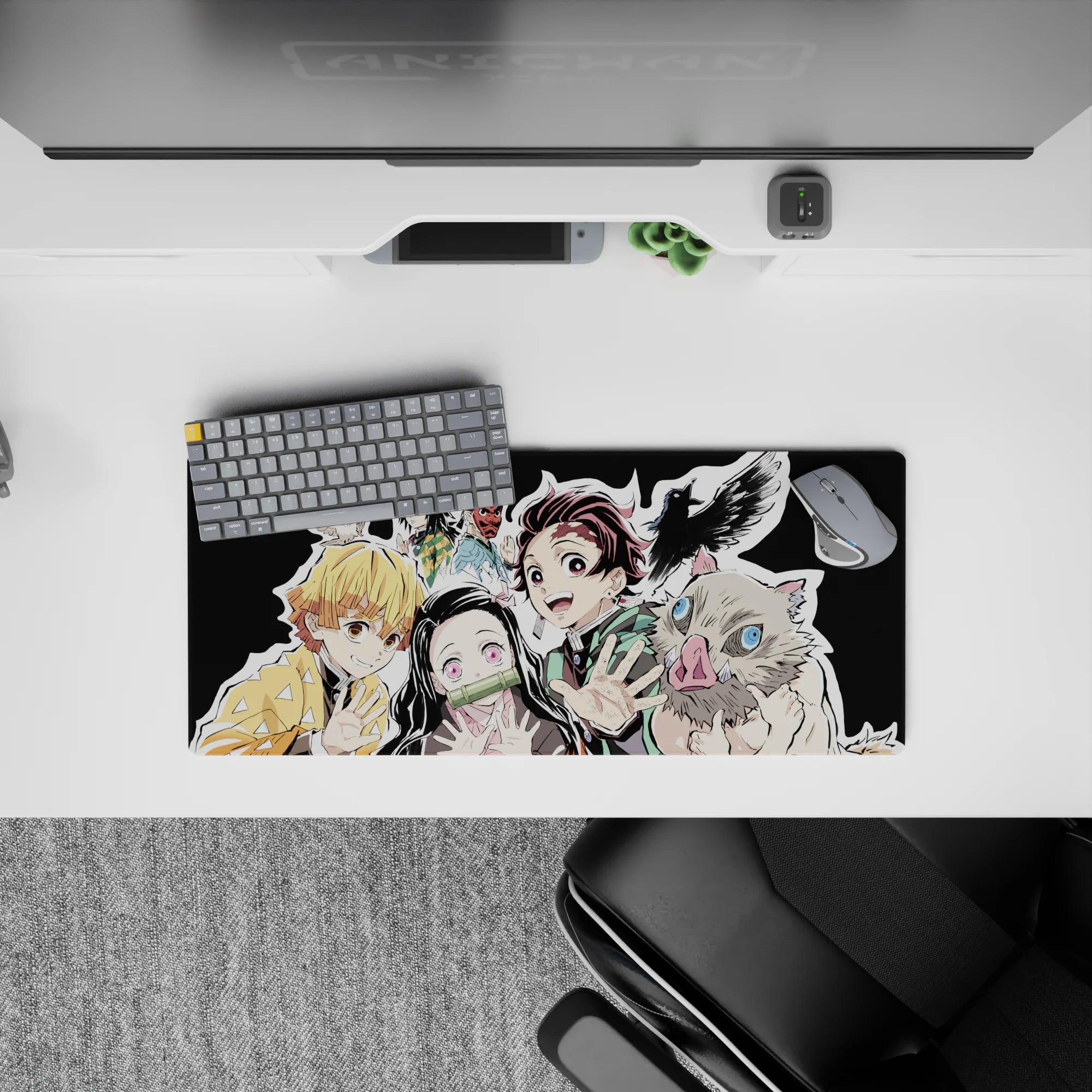 Demon Slayer Deskmat | Mousepad | Deskpad - Squad United - AniChan