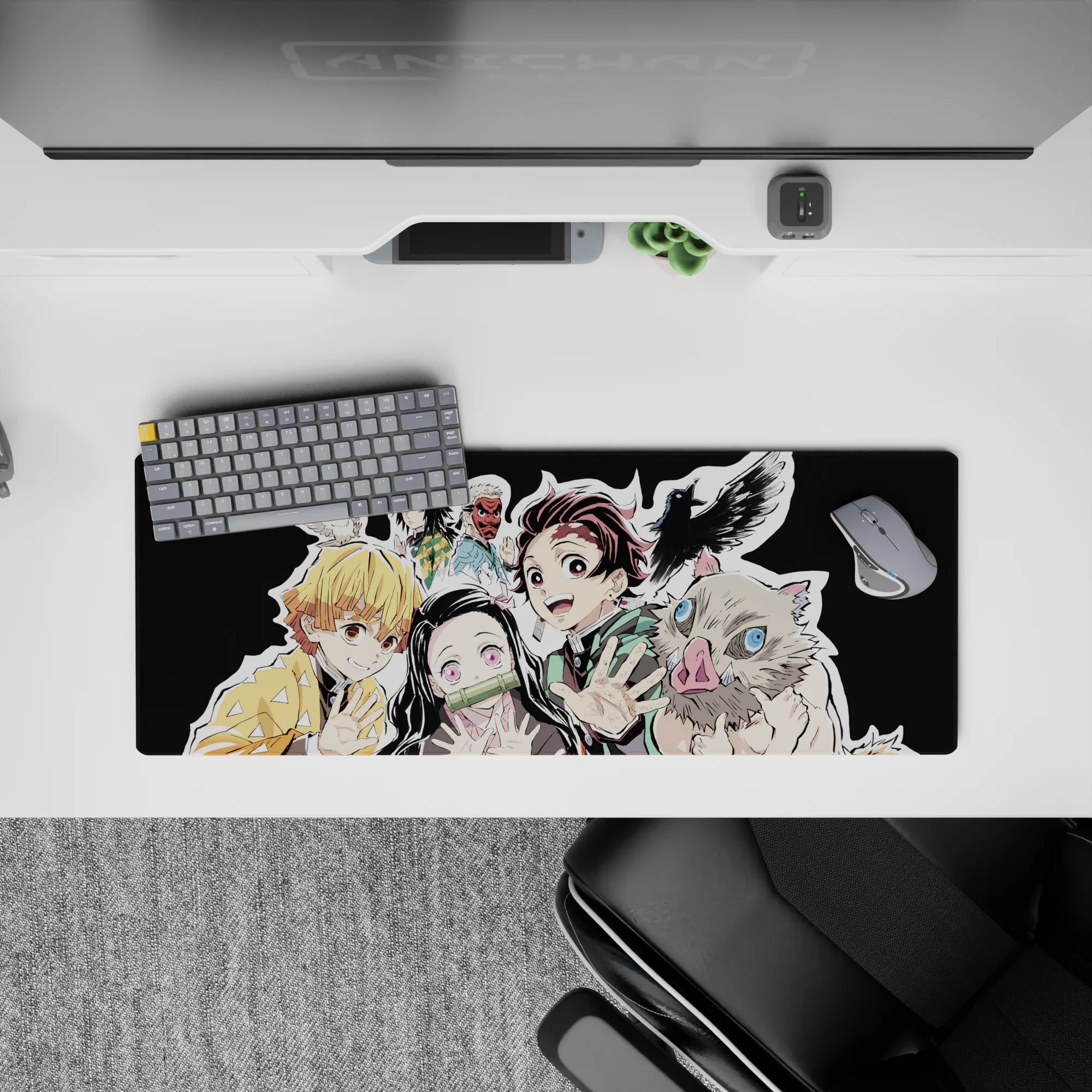 Demon Slayer Deskmat | Mousepad | Deskpad - Squad United - AniChan